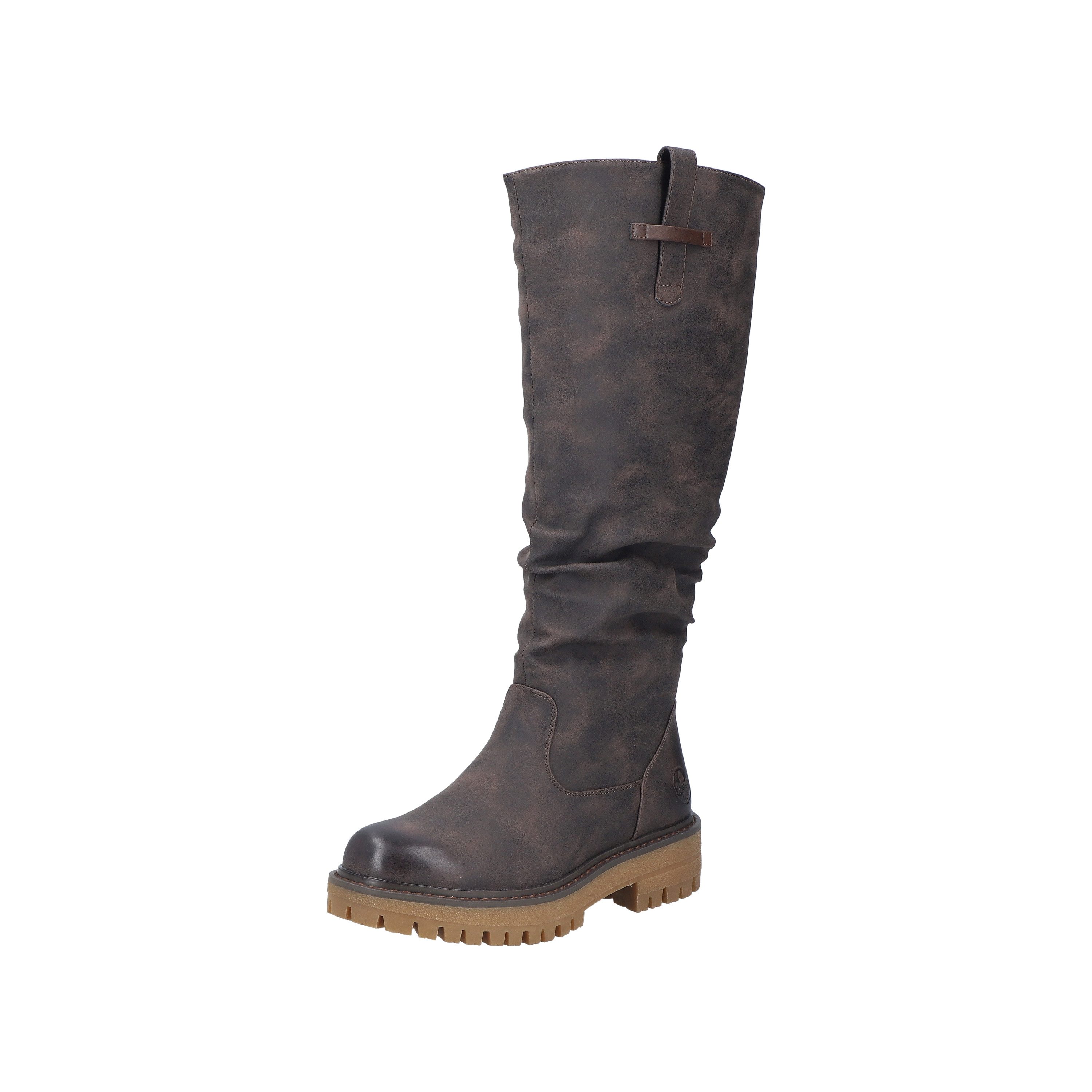 Rieker Winterstiefel Langschaftstiefel mit slouchy Schaft und Warmfutter