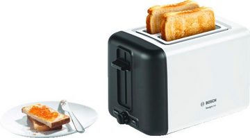 BOSCH Toaster TAT3P421DE DesignLine, 2 kurze Schlitze, für 2 Scheiben, 970 W