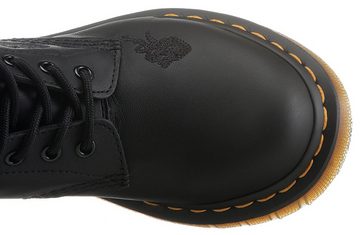 DR. MARTENS Vonda Mon 8-Eye Boot Schnürboots, Schnürschuh, Stiefelette mit monochromer Rosen-Stickerei