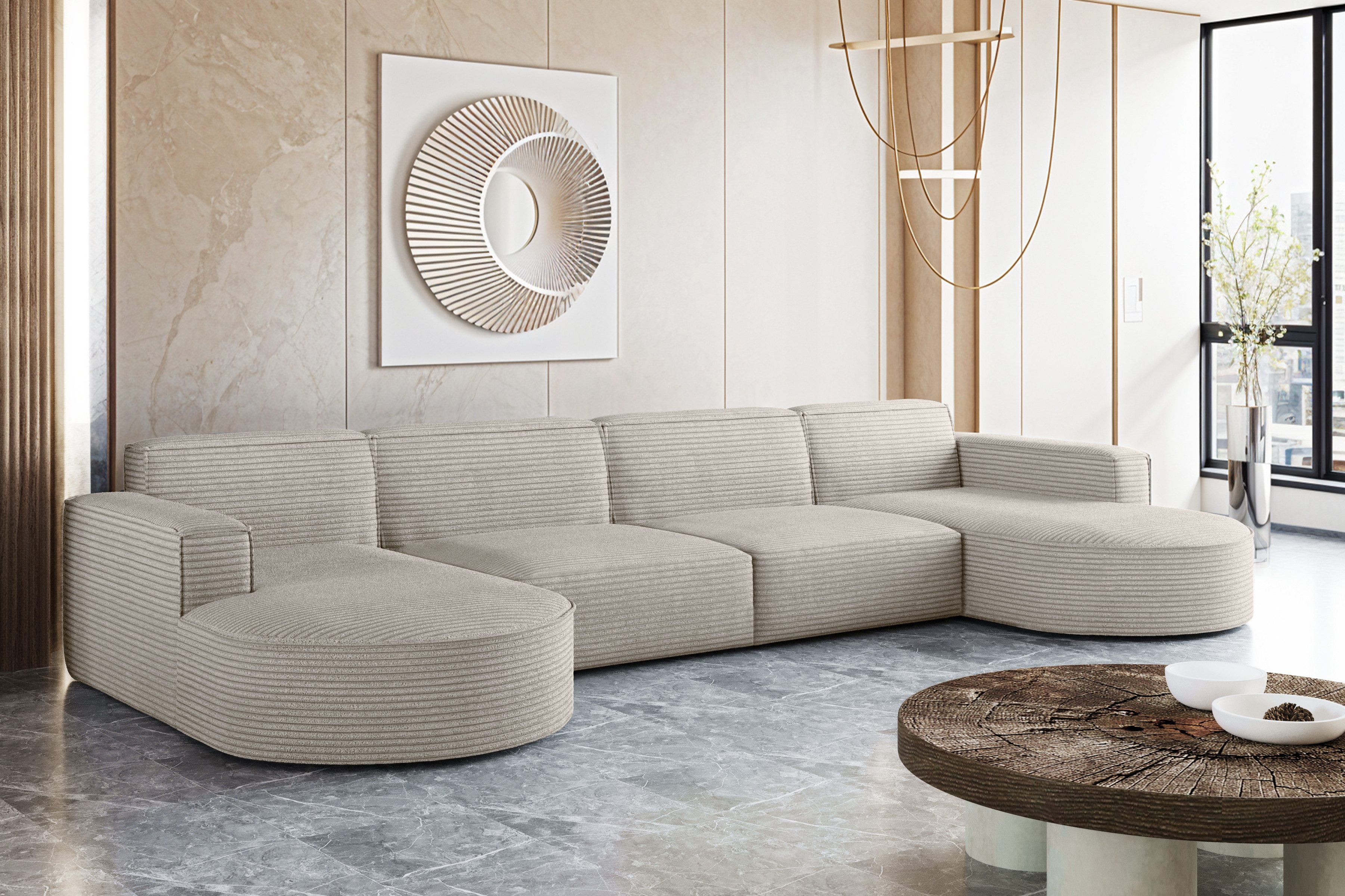 Kaiser Möbel Ecksofa Designer MODENA U günstig online kaufen