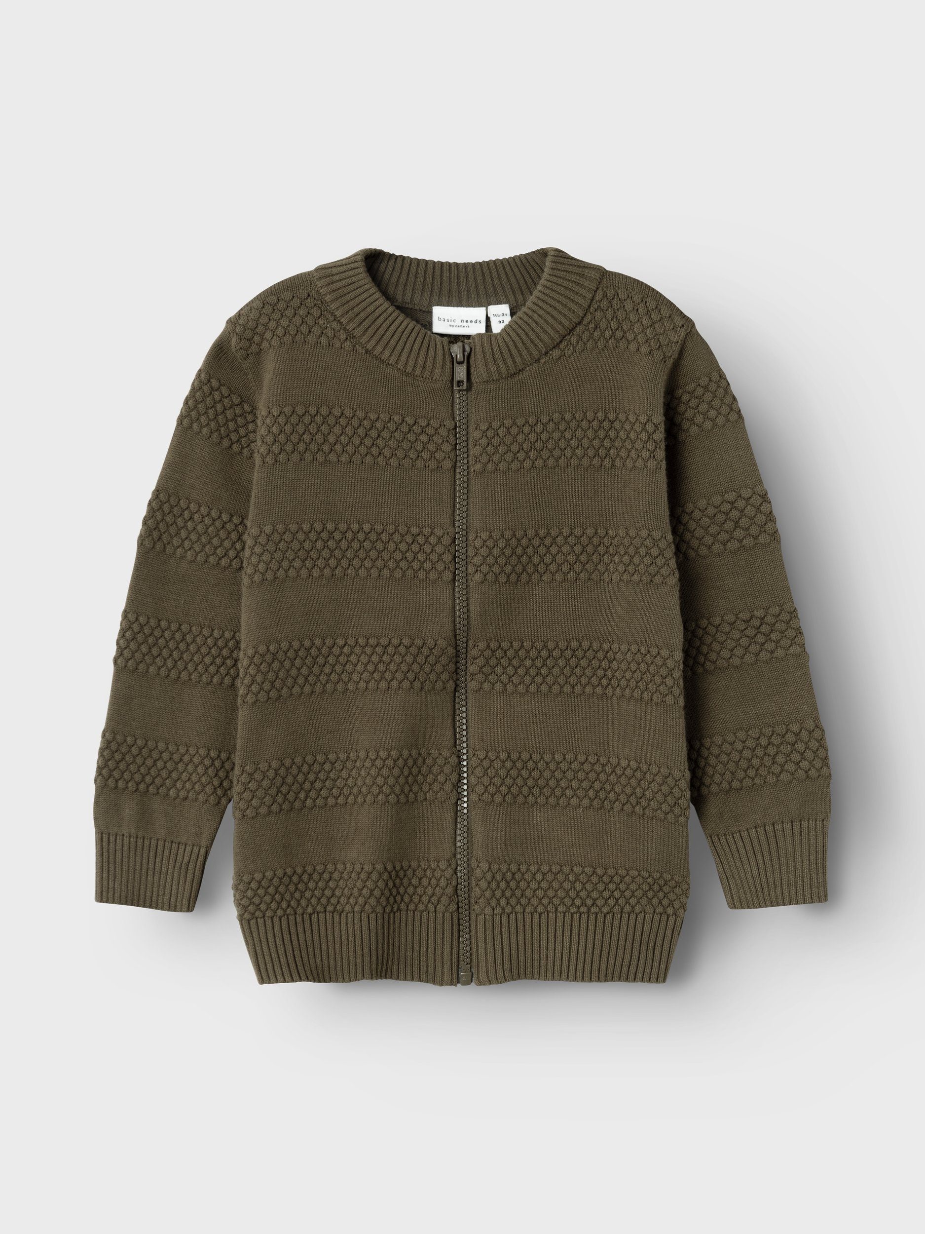 NAME IT Mädchen Strickjacke - Bio-Baumwolle Cardigan Langarm