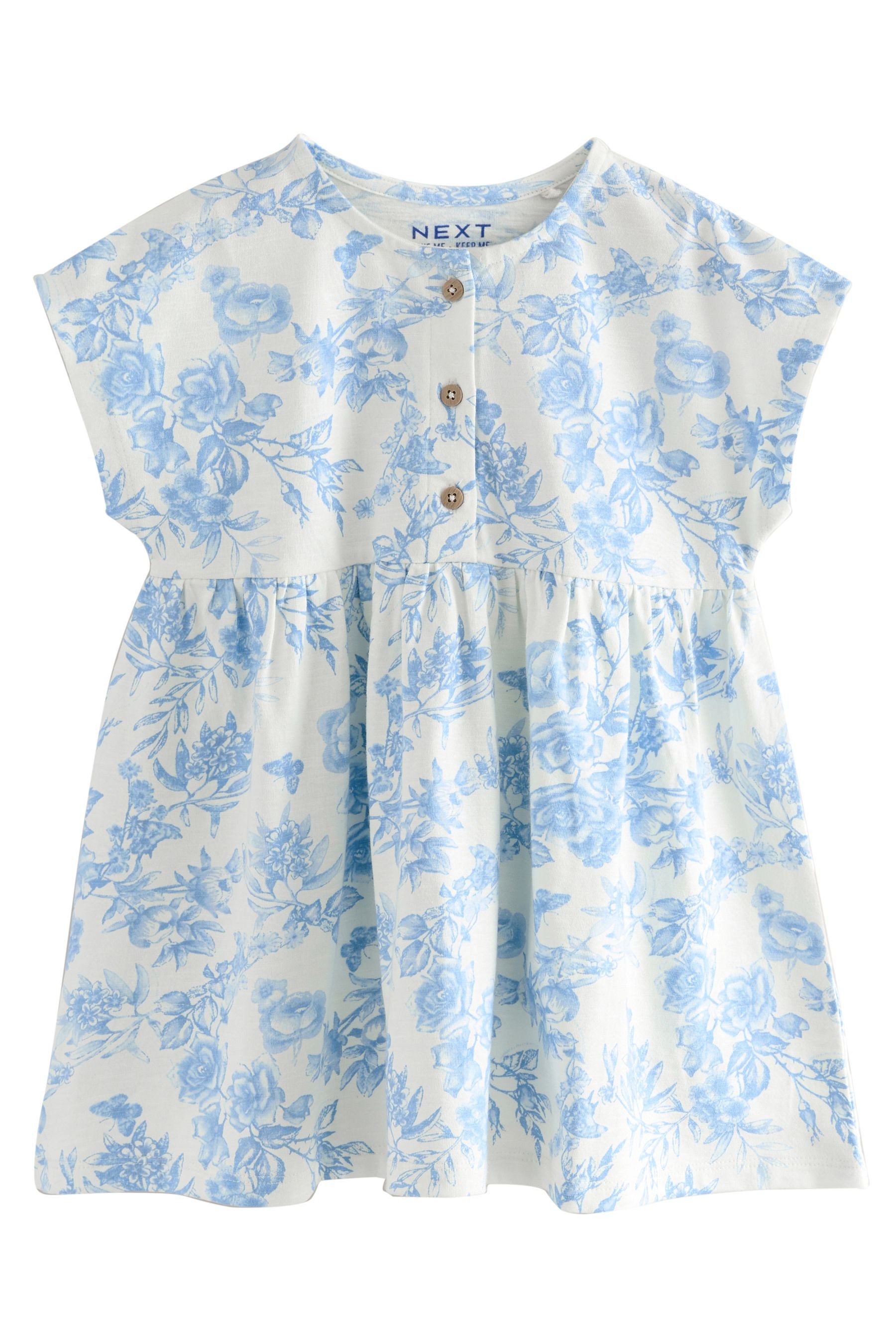 Next Jerseykleid Kurzärmliges Kleid aus 100% günstig online kaufen