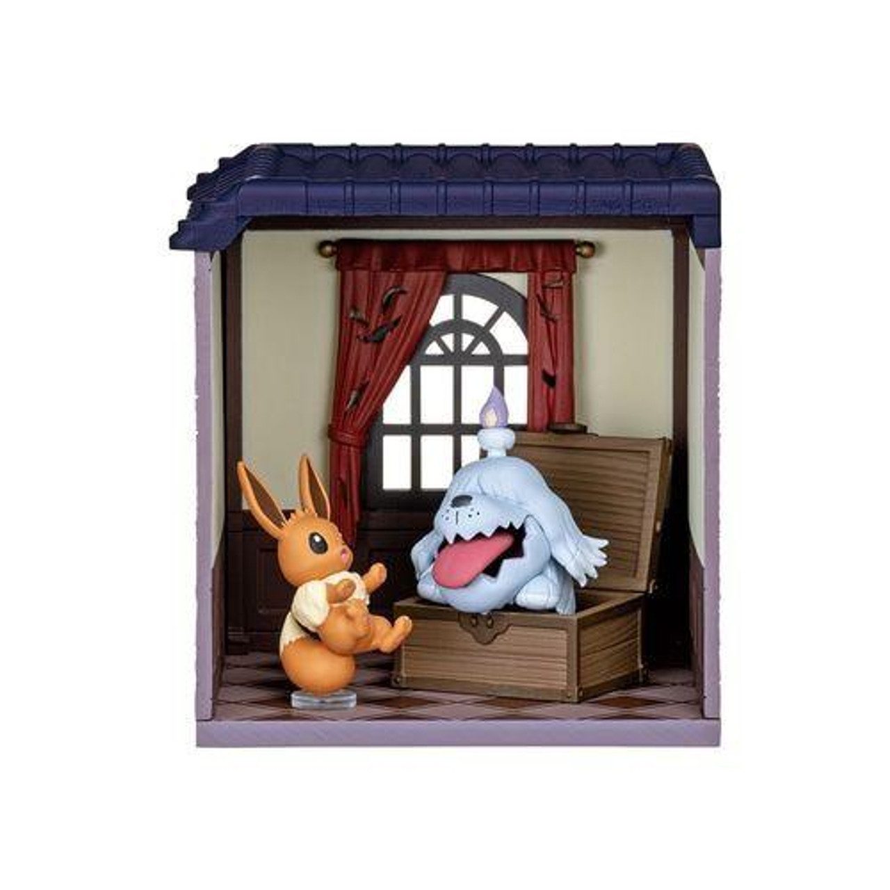 POKÉMON Sammelfigur Pokemon Terrarium - Midnight Mansion Vol.2 - 4 Pokemon Figuren