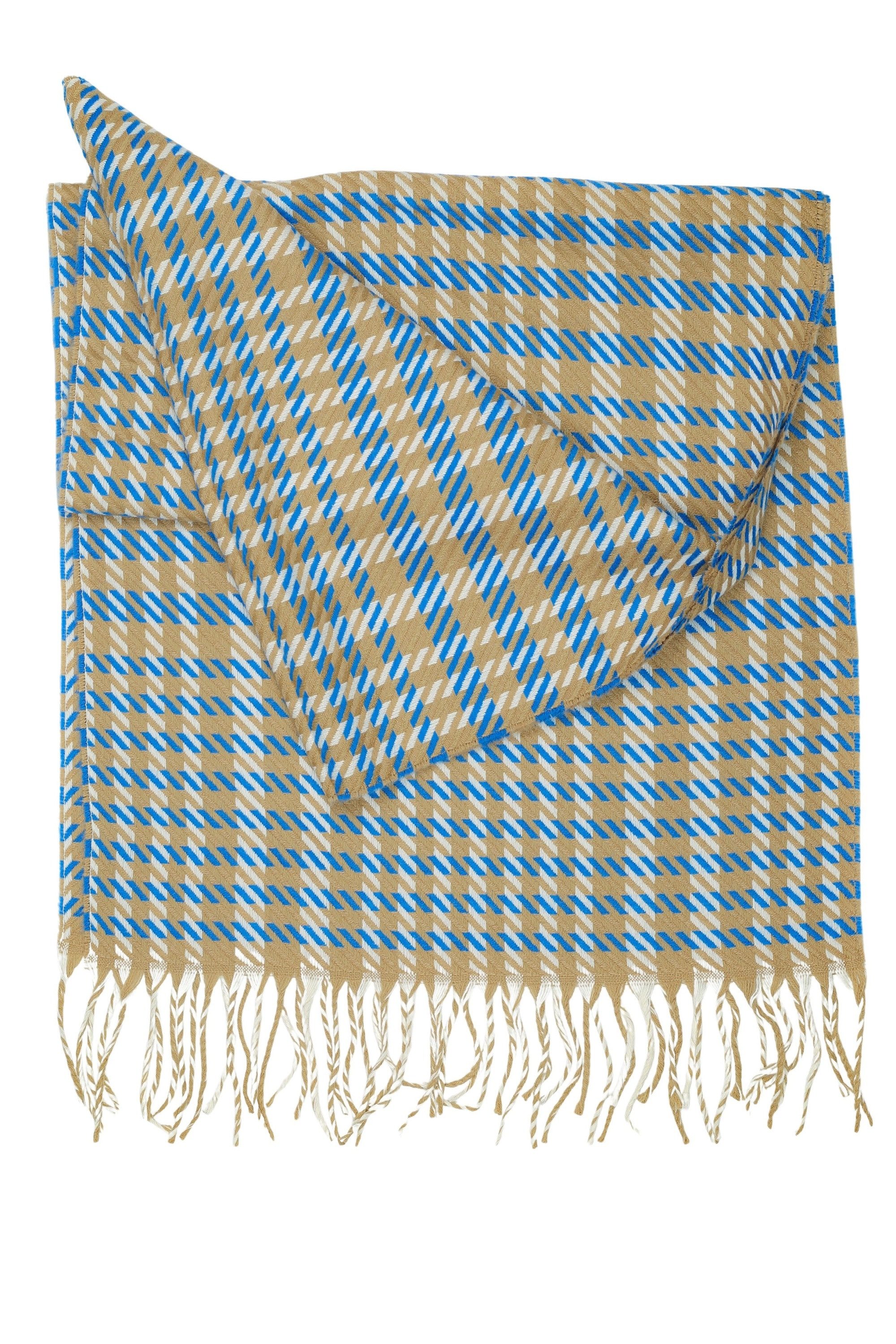 COLLEZIONE ALESSANDRO Wollschal Inverno, (1-St), Made in Italy, mit modernem Karo