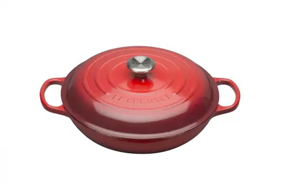 LE CREUSET Bräter Profitopf Sign 30 cm, emaliertes Gusseisen, gleichmäßige Wärmeverteilung