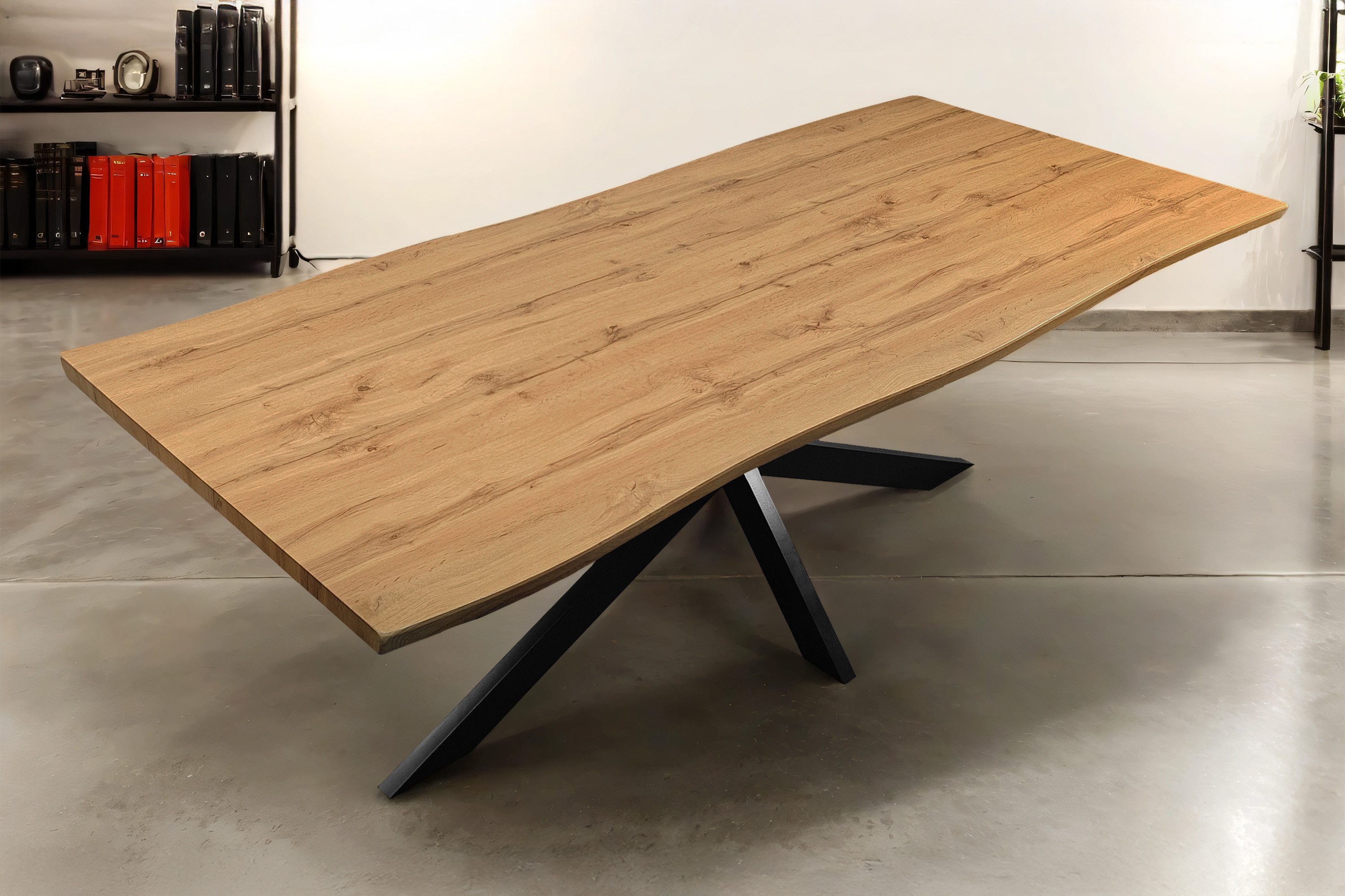 Loreno® Esstisch Josy, verschiedene Holz-Optik, Baumkante, günstig online kaufen