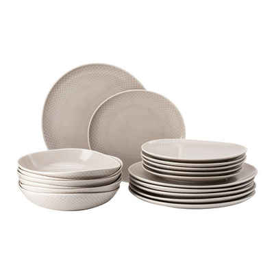 Rosenthal Teller Junto Soft Shell Set 18-tlg./Teller, (18 St)