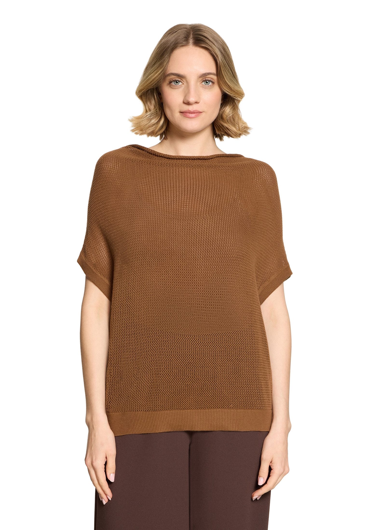 Betty Barclay Stricktop Damen mit Wasserfallausschnitt