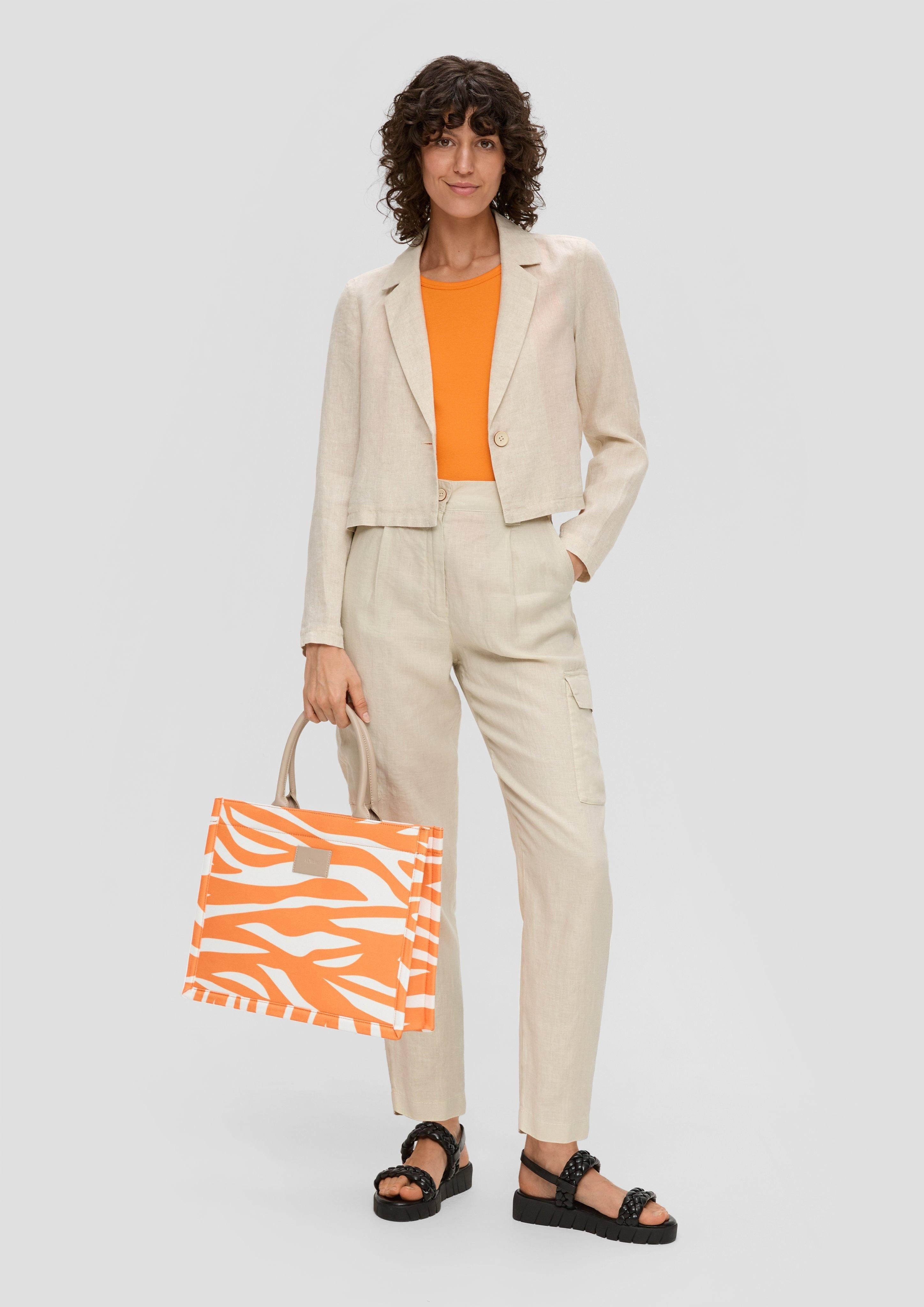 s.Oliver 7/8-Hose Super High Rise Leinenhose günstig online kaufen