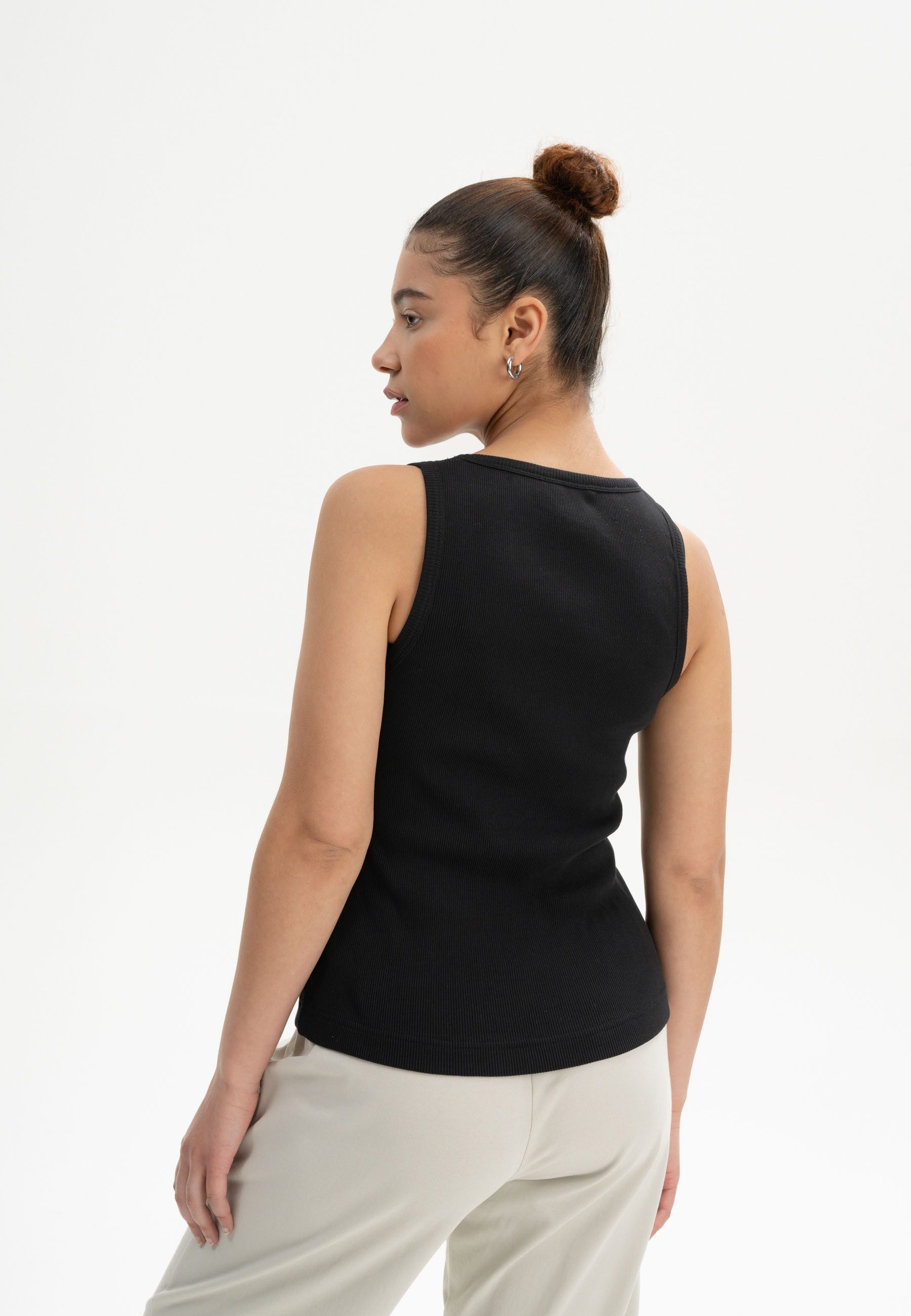MELA Tanktop Ripp Tanktop DRISNA Ärmellos günstig online kaufen