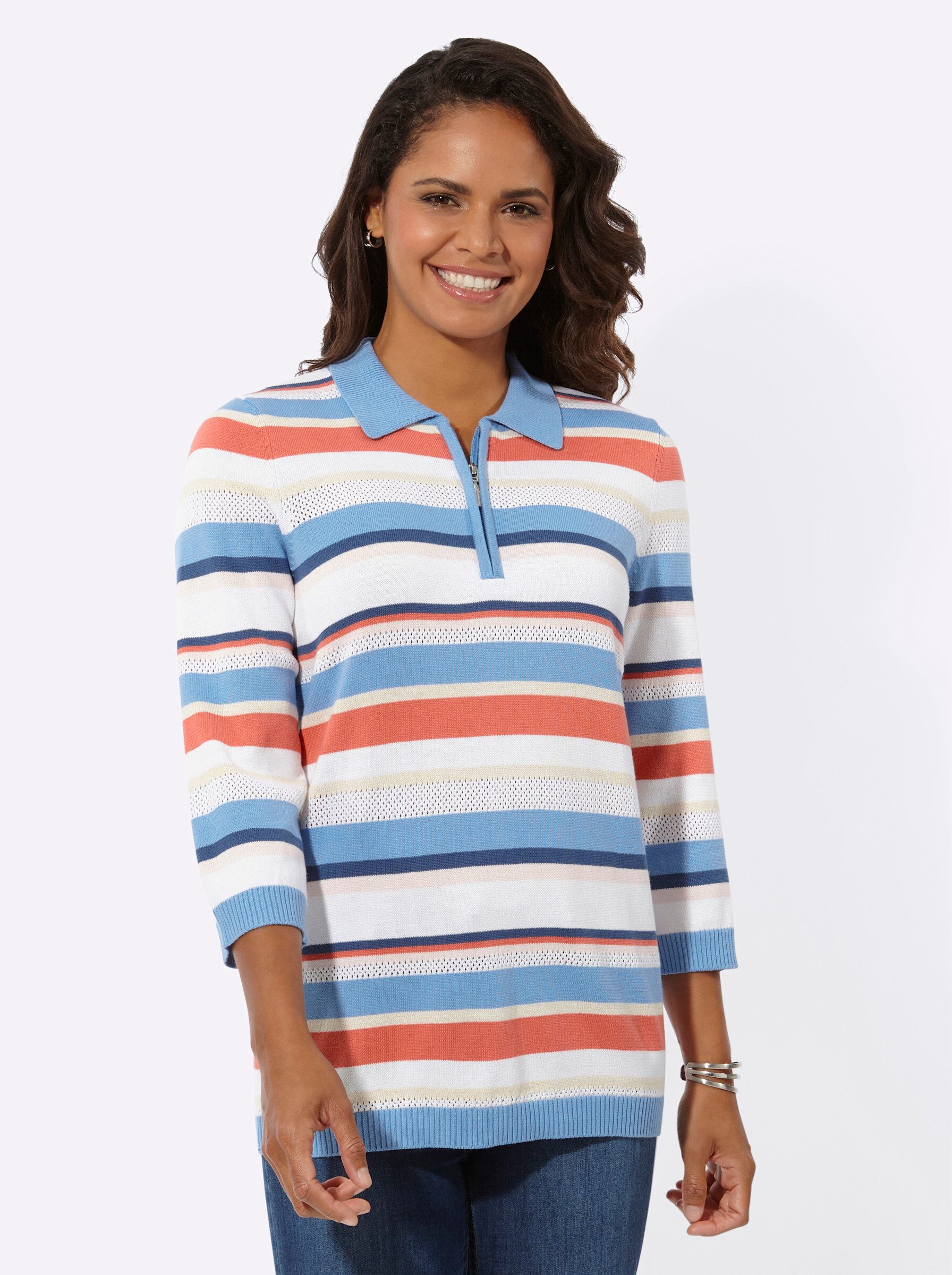 Strickpullover Polopullover