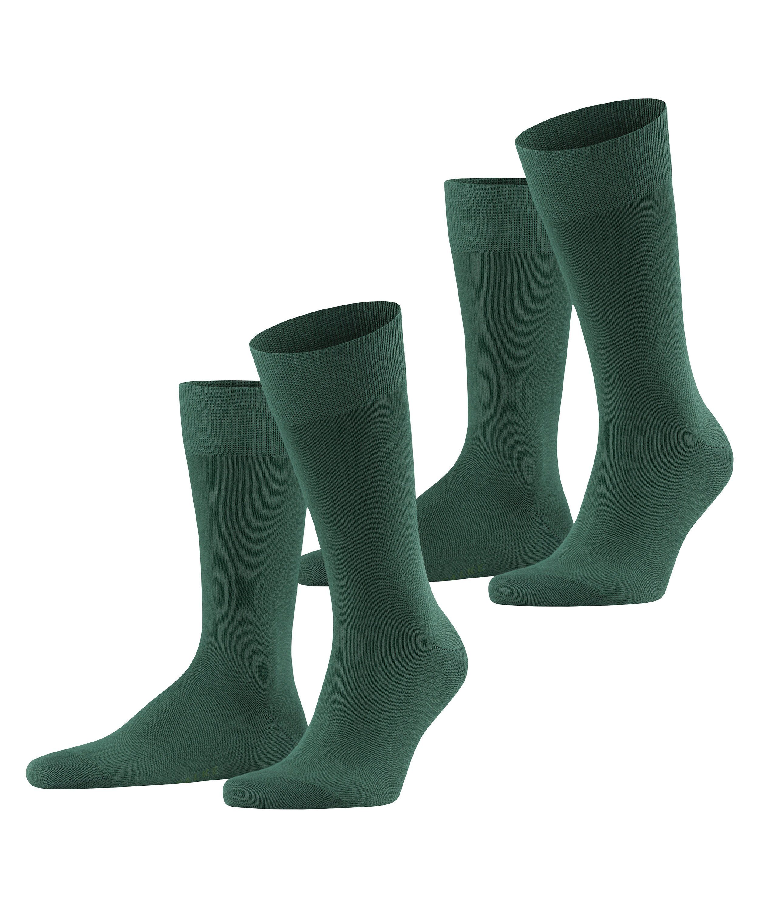 hunter Happy FALKE green Socken (7441) (2-Paar) 2-Pack