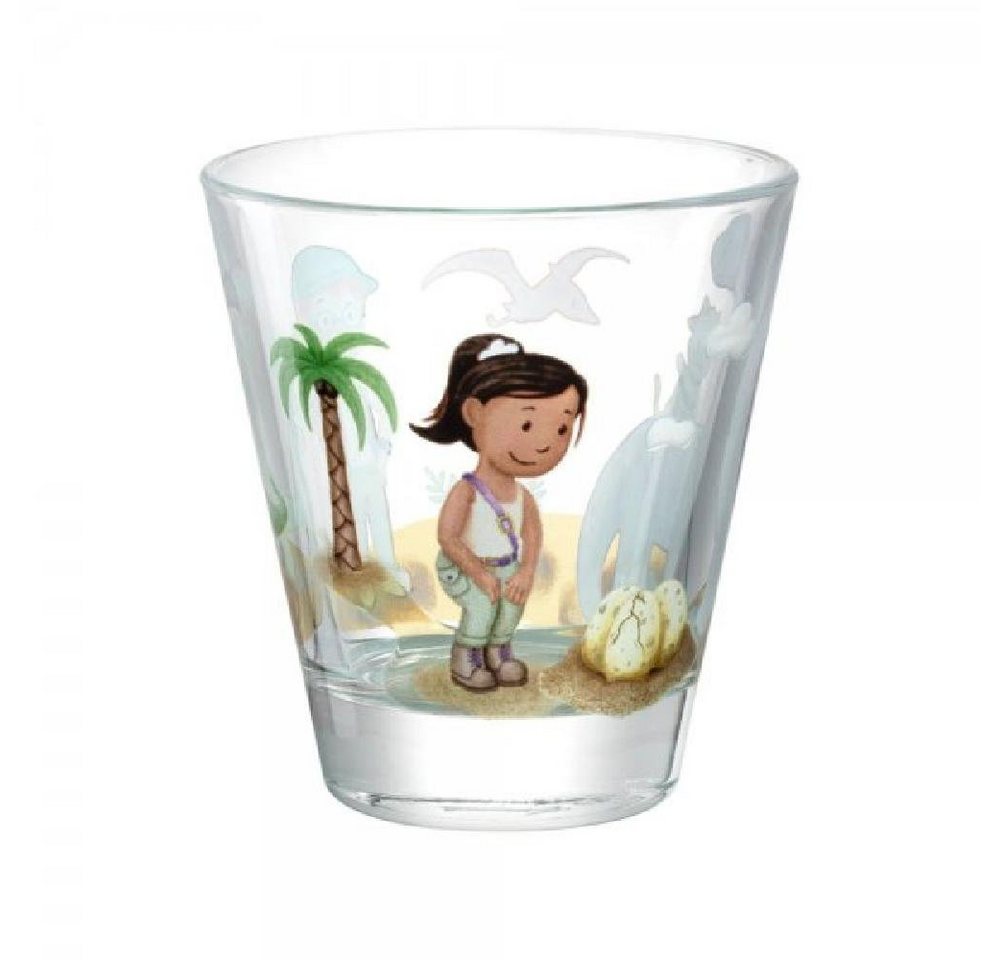 LEONARDO Kindergeschirr-Set Leonardo Kinderglas Bambini Avventur Dino (S)