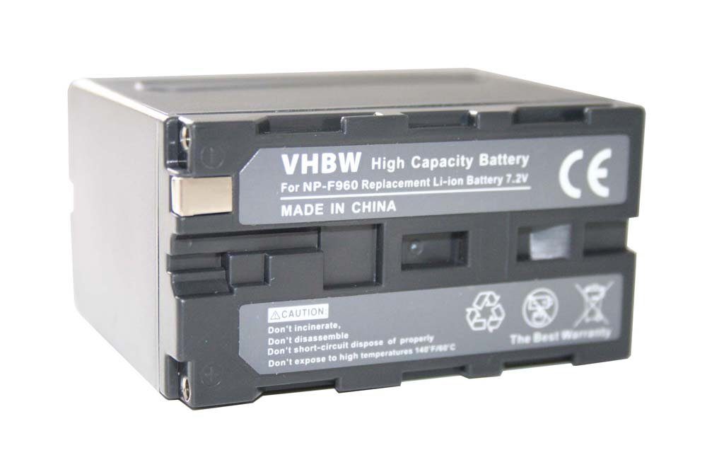 vhbw kompatibel mit Aputure AMARAN AL-528C, AMARAN AL-528W, AMARAN AL-528S Kamera-Akku Li-Ion 6000 mAh (7,2 V)