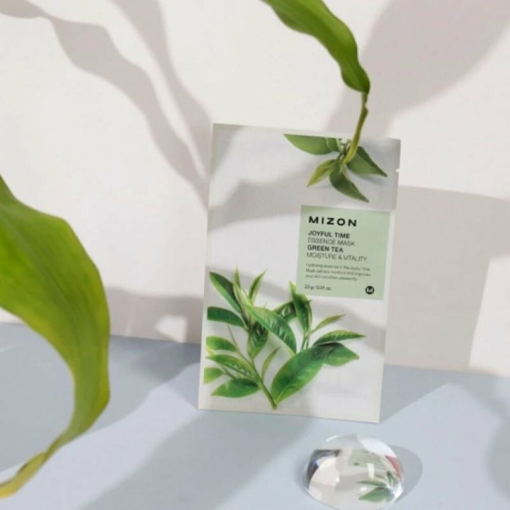 Mizon Körperpflegemittel Joyful Time Essence Maske Grüner Tee 23g