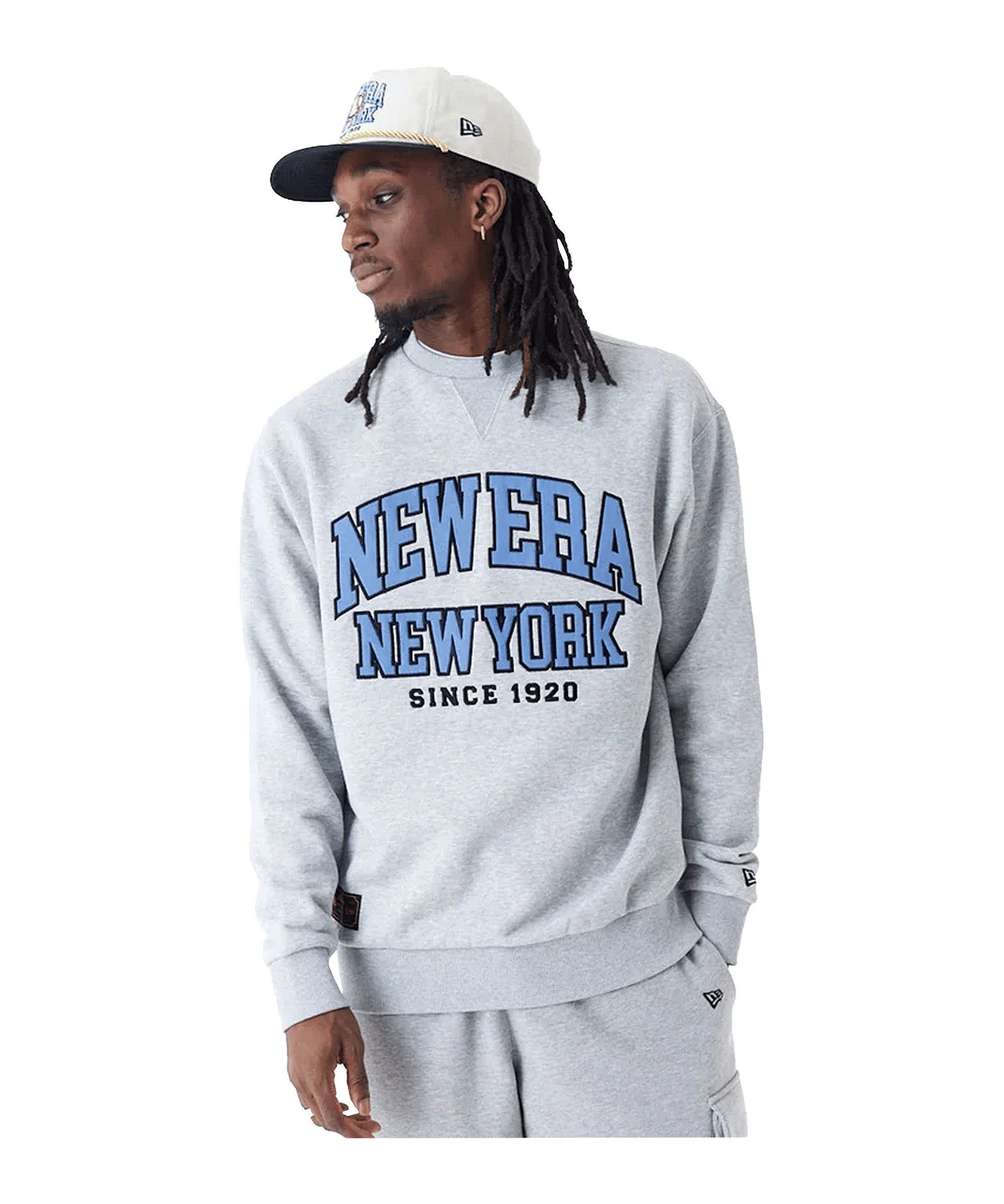 New Era Sweatshirt New Era Arch Graphic Sweatshirt Langarm-Shirts Baumwolle günstig online kaufen