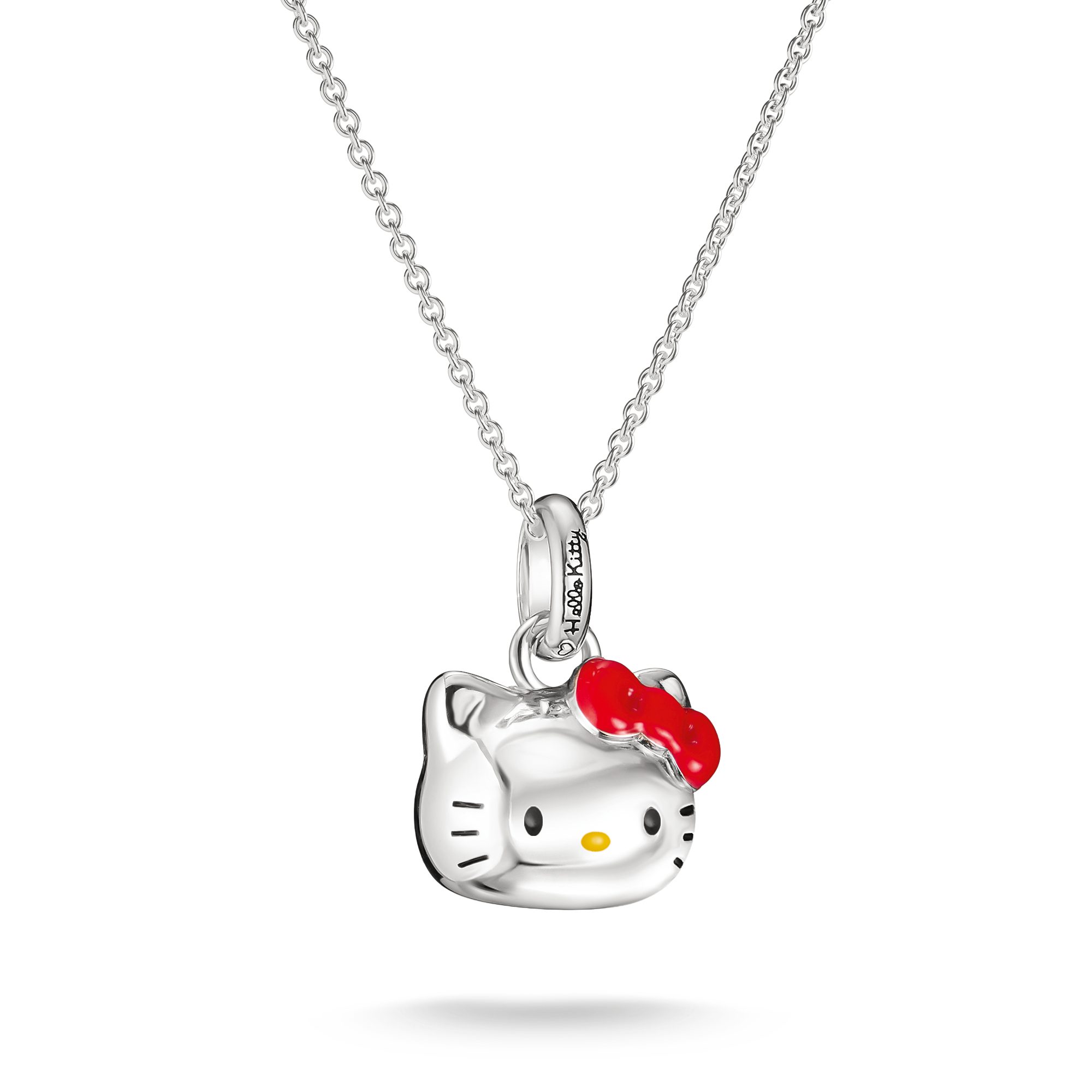 THOMAS SABO Kette mit Anhänger THOMAS SABO ♡ Hello Kitty Kette mit roter Schleife, Emaille