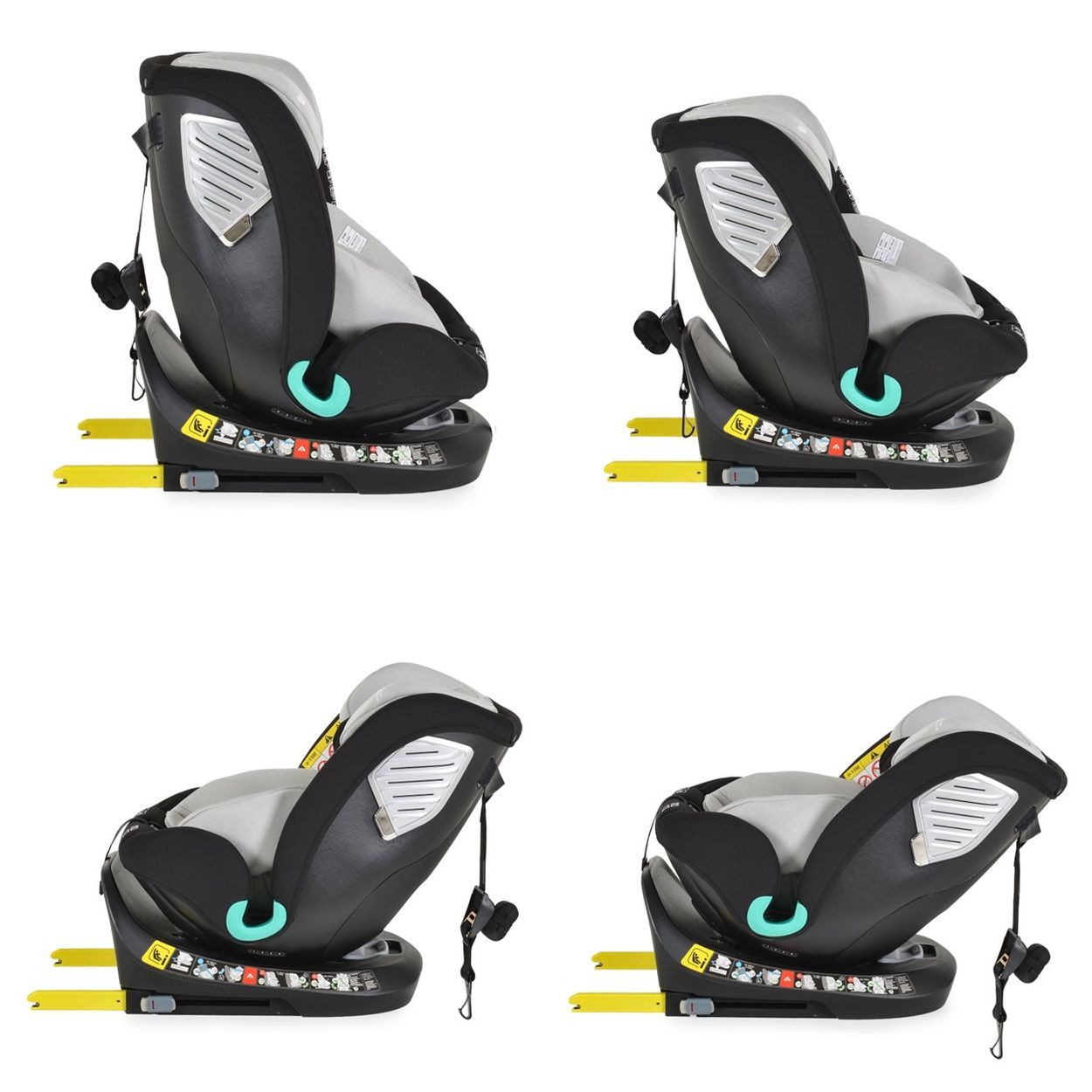 Moni Autokindersitz Kindersitz Serengeti i-Size, ab: 0, bis: 12, (40-150cm) Isofix, Kuscheltier, Nackenkissen