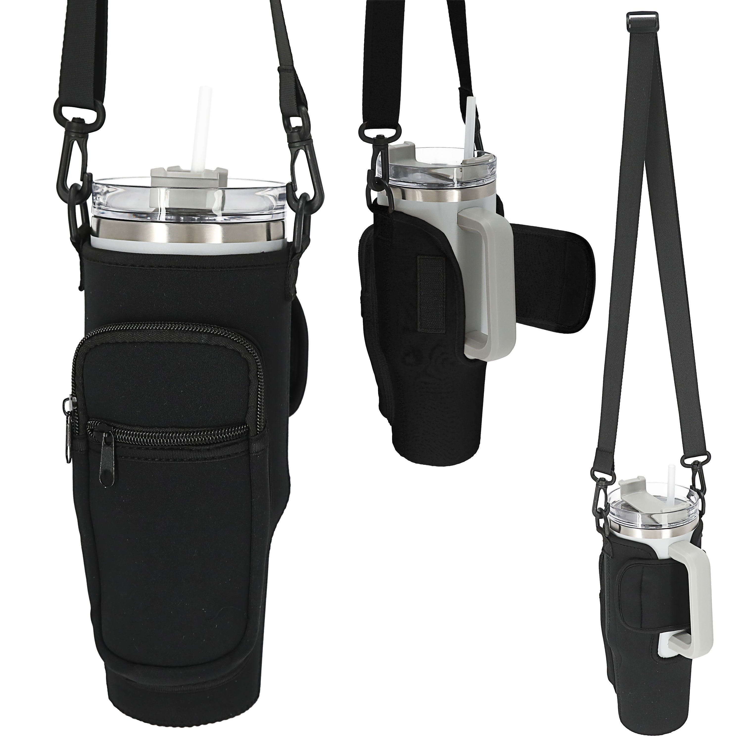 CEPEWA Umhängetasche Umhängetasche für Thermobecher 1,2l schwarz 7x24cm Neo günstig online kaufen