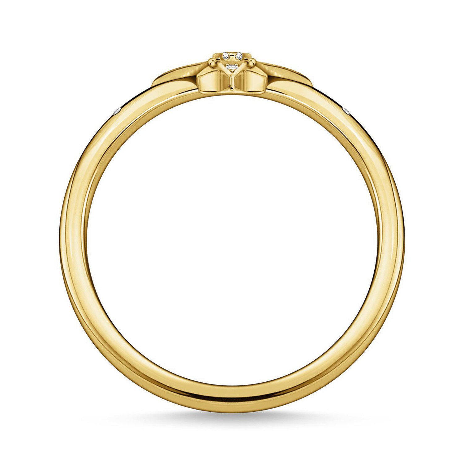 THOMAS SABO Silberring für Stern goldfarben günstig online kaufen