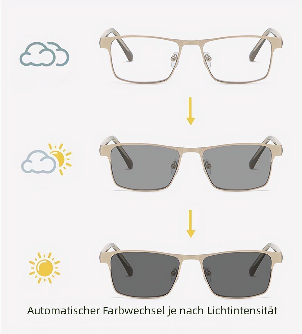 anti Rahmen Mode Lesebrille PACIEA bedruckte Gläser presbyopische blaue grau