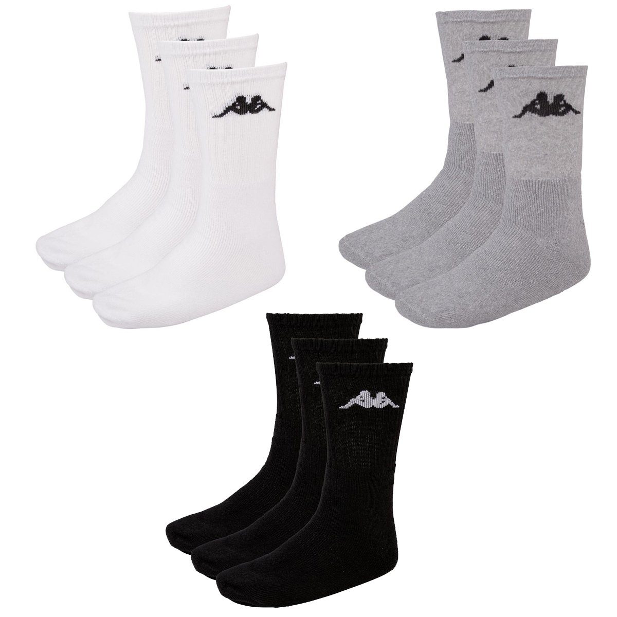 Kappa Socken 704304 3 Socks Trainer günstig online kaufen