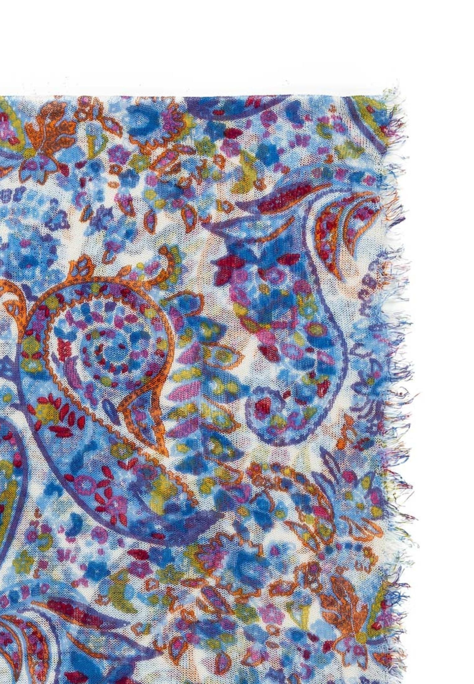 Roeckl Schal PAISLEY CASHMERE, Weicher leichter Kaschmirfoulard