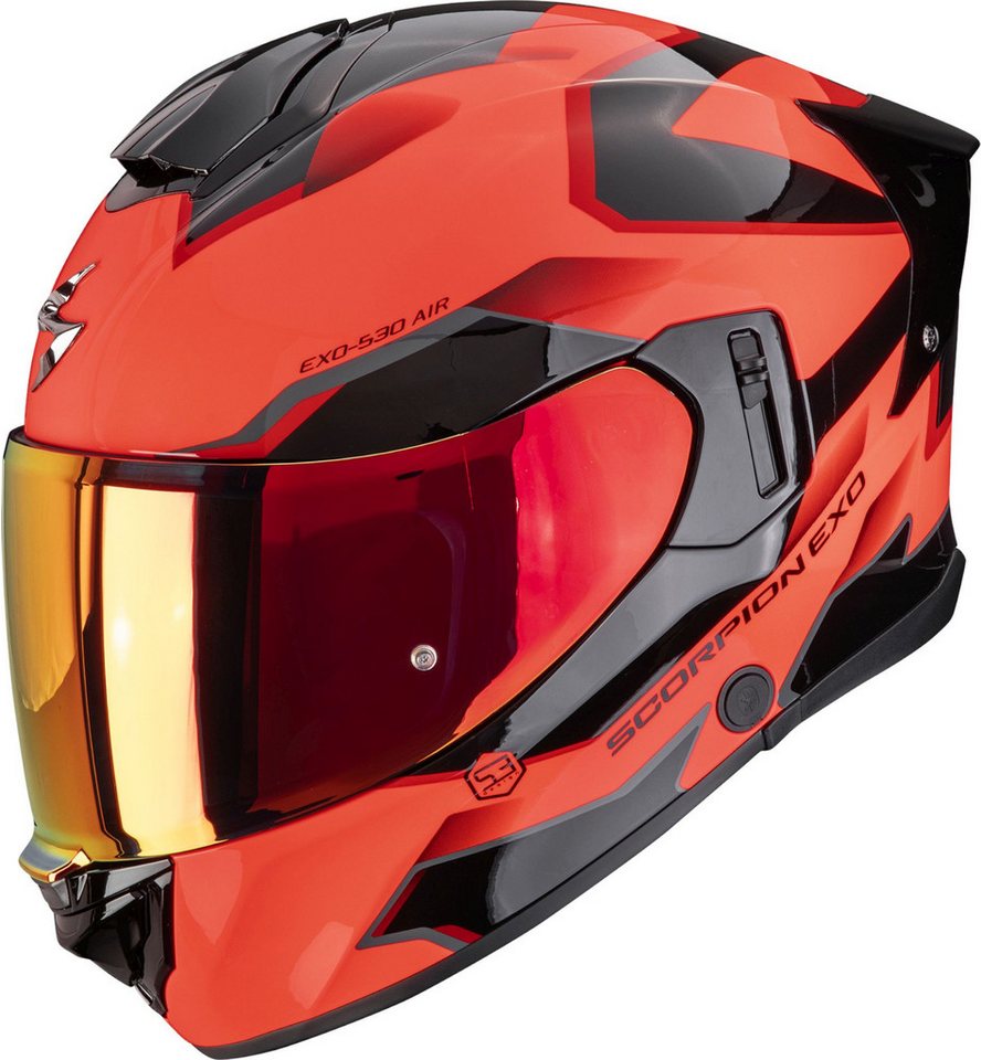 Scorpion Exo Motorradhelm Exo-530 Air Clip Helm, Antifog Beschichtet,vorbereitet Für Kommunikationssystem,notfalls