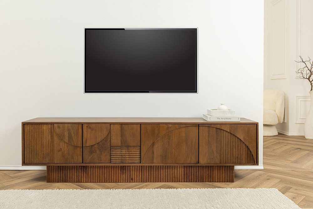 riess-ambiente Lowboard ART DECO 200cm braun günstig online kaufen