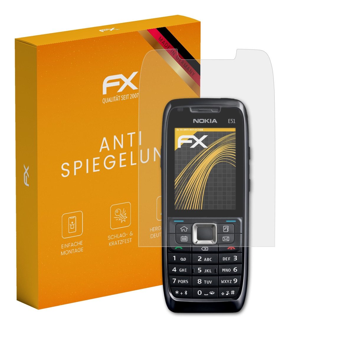 Schutzfolie für Nokia E51