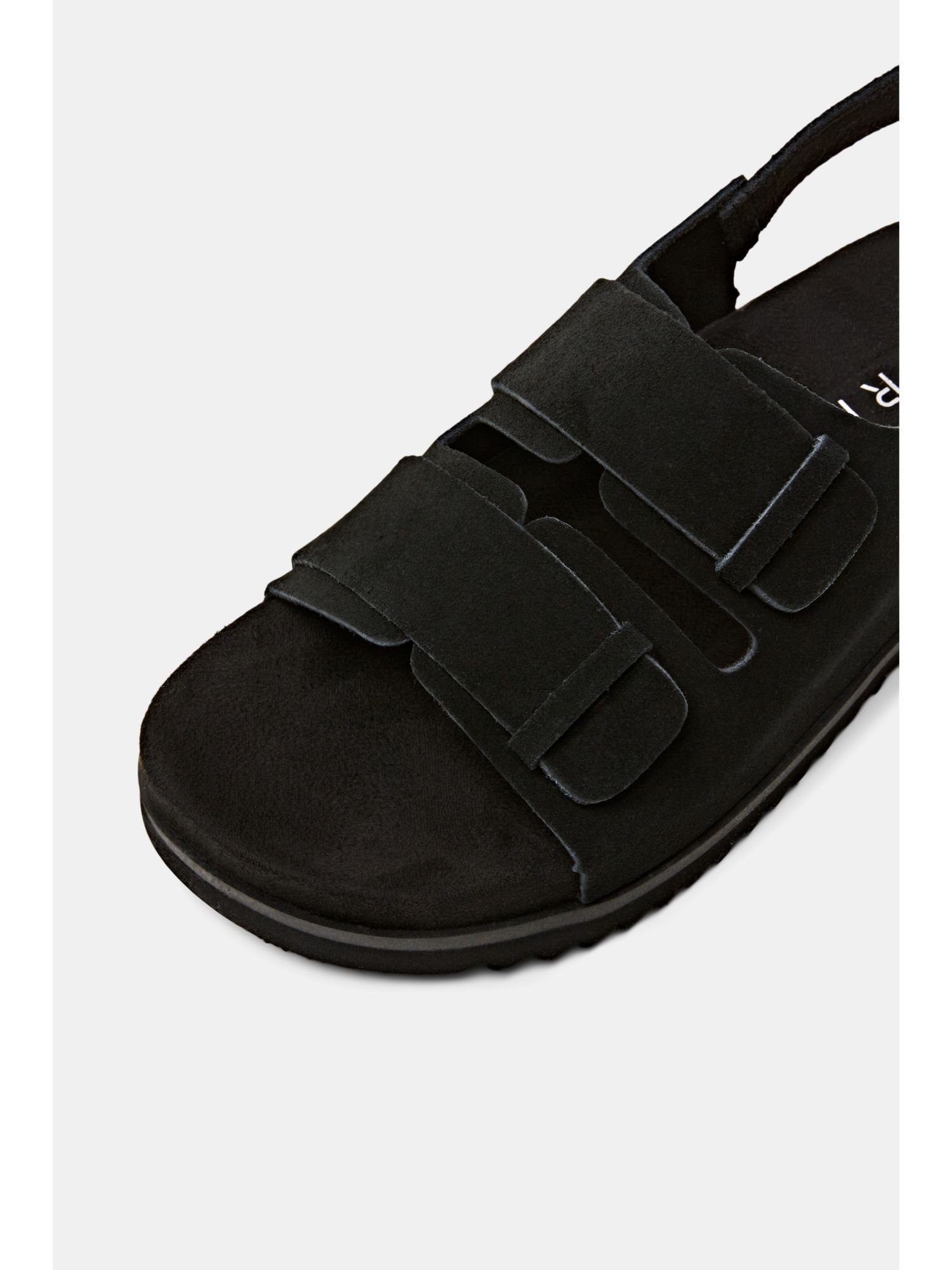 Esprit Sandalen BLACK Veloursleder aus Sandale