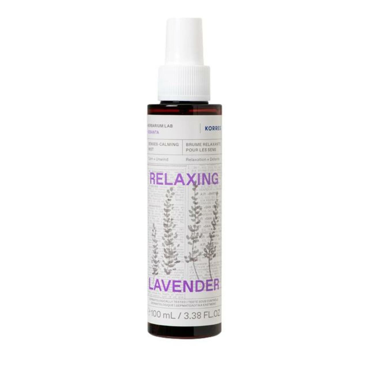 Korres Körperspray Relaxing Lavender Spray mit beruhigendem Lavendelduft