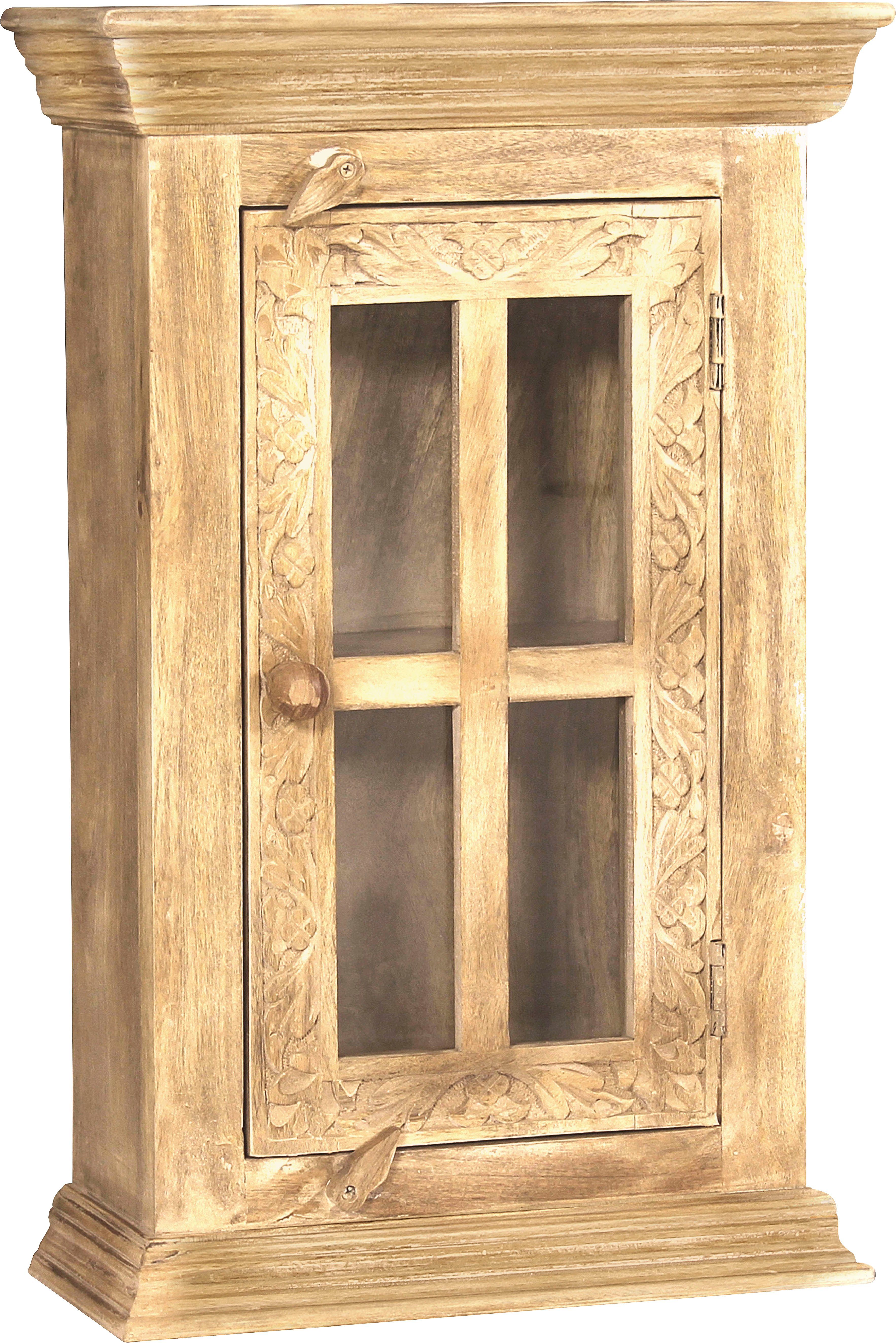 SIT Hängeschrank Mit Holzschnitzereien