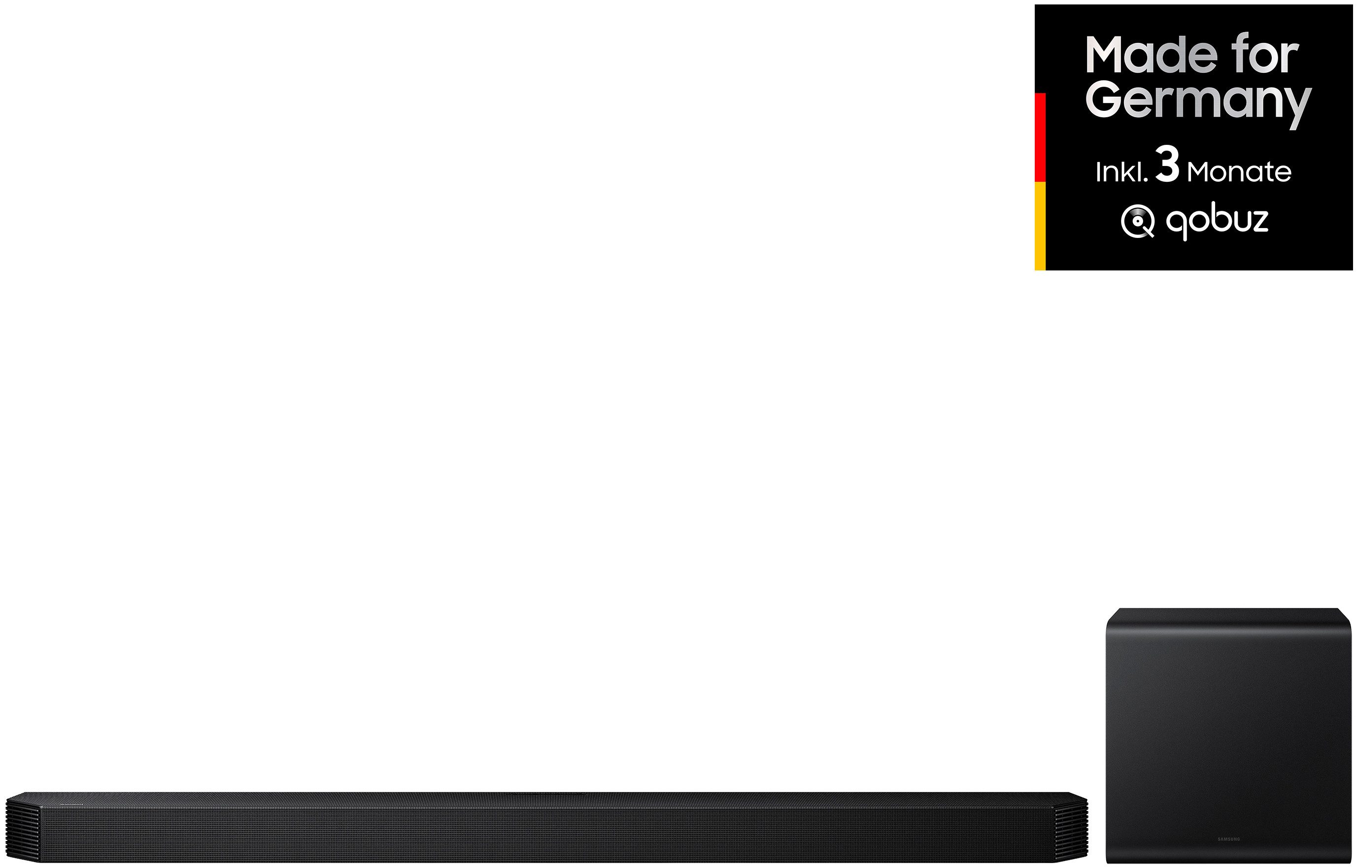 Samsung HW-Q810GH Soundbar 5.1.2 (Bluetooth, WLAN (WiFi), 39 W, 5.1.2-Kanal Surround-Sound, Kabelloser 8"-Subwoofer, Dolby Atmos)