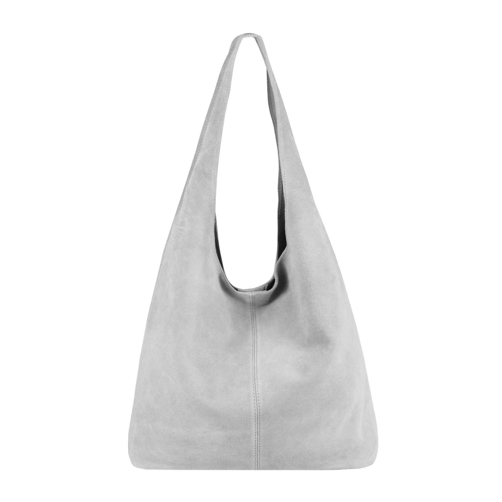 ITALYSHOP24 Schultertasche Made in Italy Damen Leder Wildleder Tasche Umhän günstig online kaufen