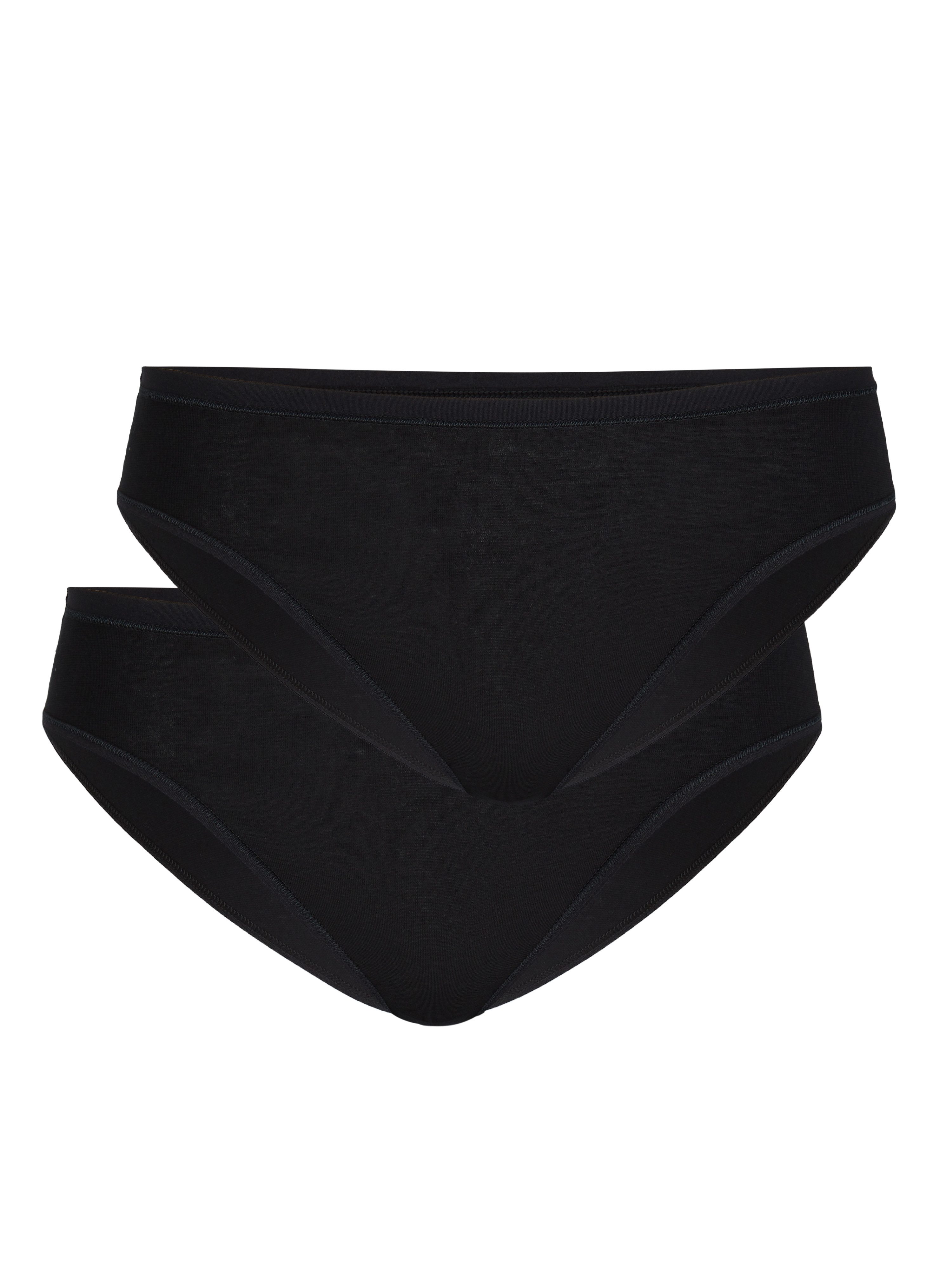 CALIDA Slip Benefit Women (2er Pack) elastisch, Single Jersey-Qualität, weich, Basic