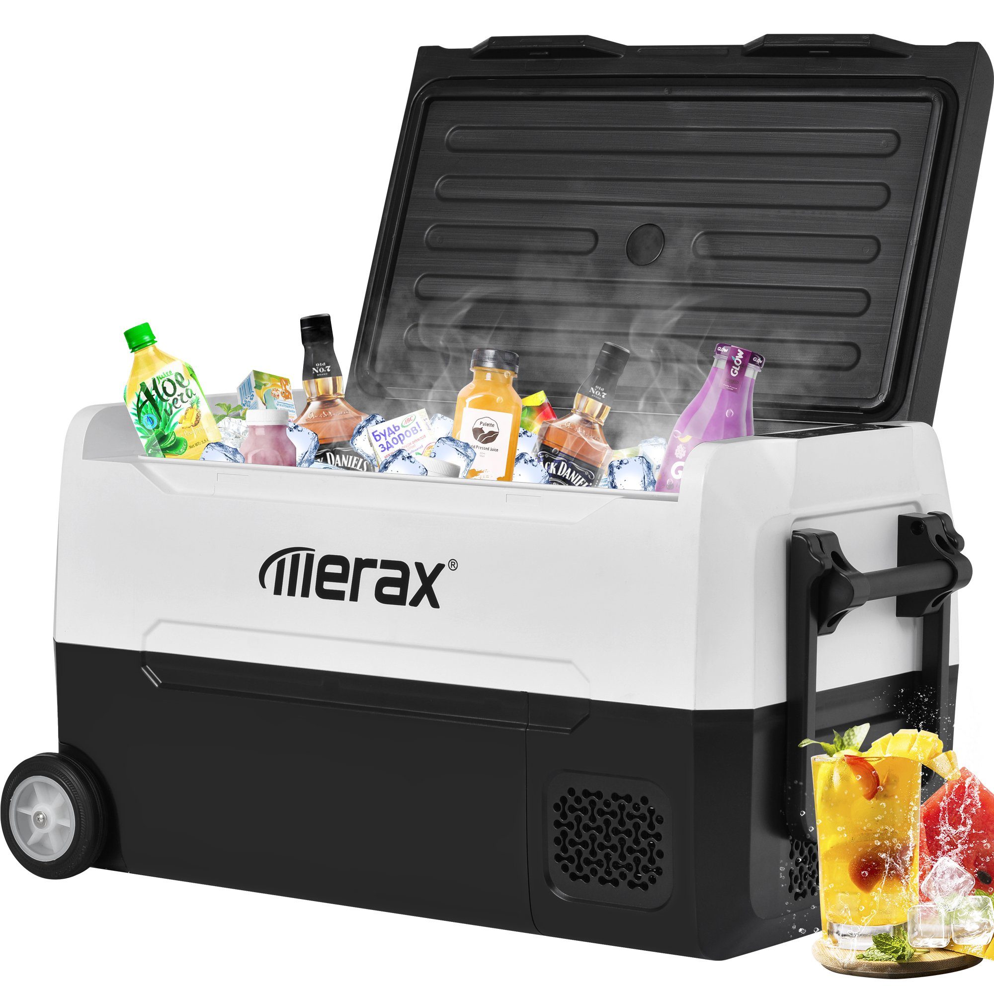 Merax Thermobehälter elektrische Kompressor-Kühlbox tragbar