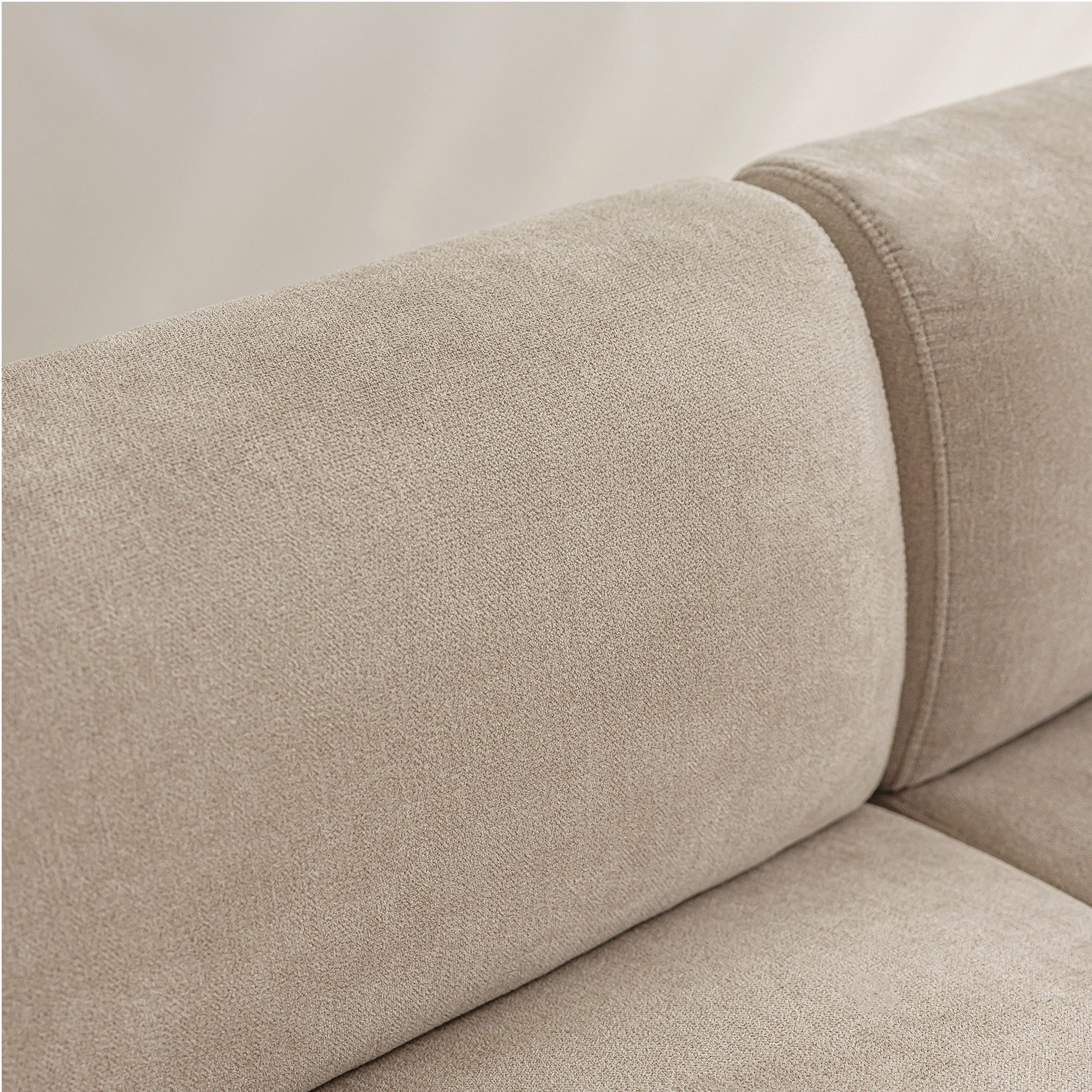 Merax 3-Sitzer aus Chenille-Stoff mit 2 Kissen, Sofagarnitur, Loungesofa, modulare Couch, XXL Sofa – Bild 5 von 5