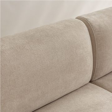 Merax 3-Sitzer aus Chenille-Stoff mit 2 Kissen, Sofagarnitur, Loungesofa, modulare Couch, XXL Sofa