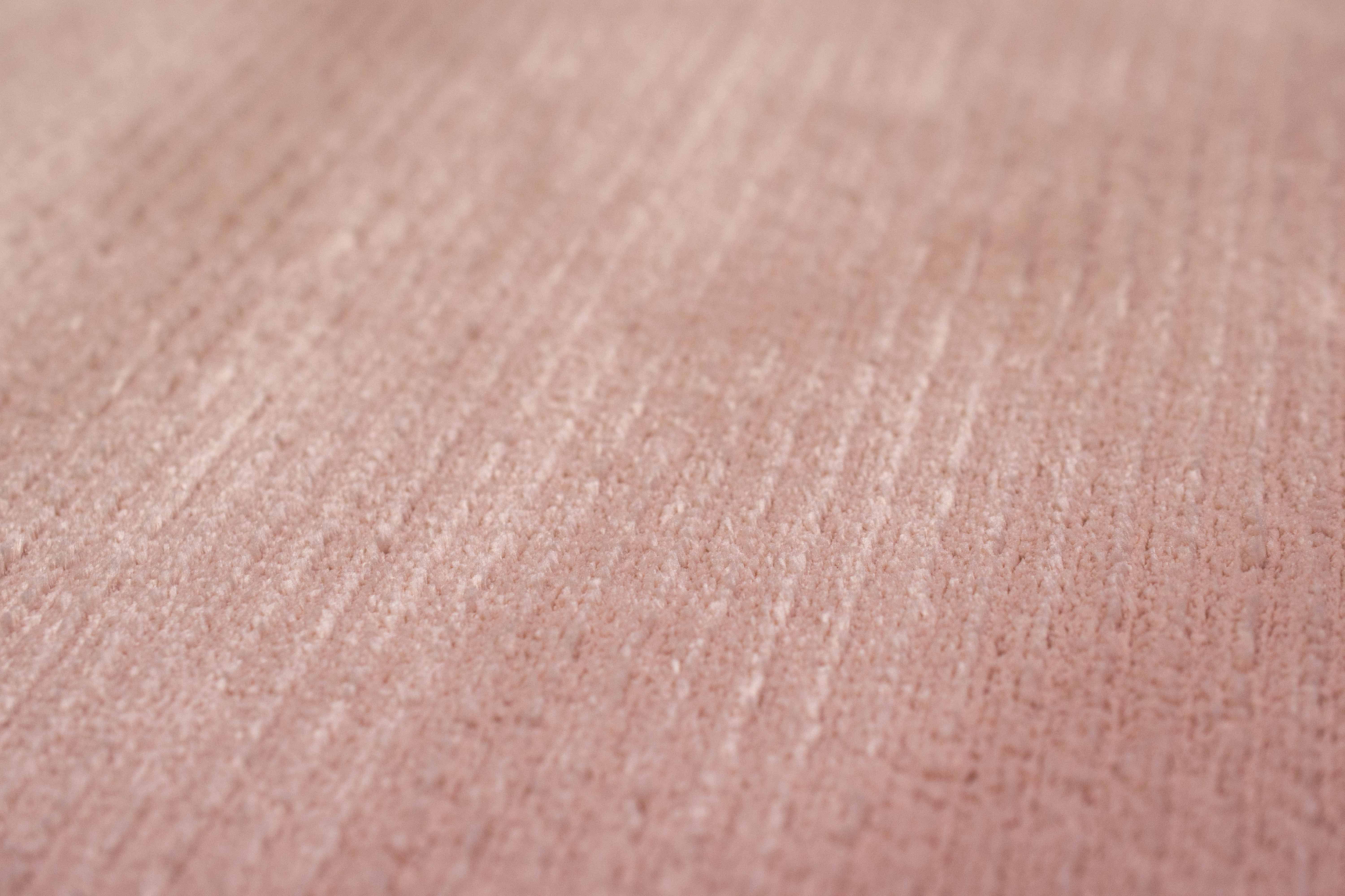 Carpetia Teppich Teppich Wohnzimmerteppich Läufer uni rosa, rechteckig, Höhe: 13 mm