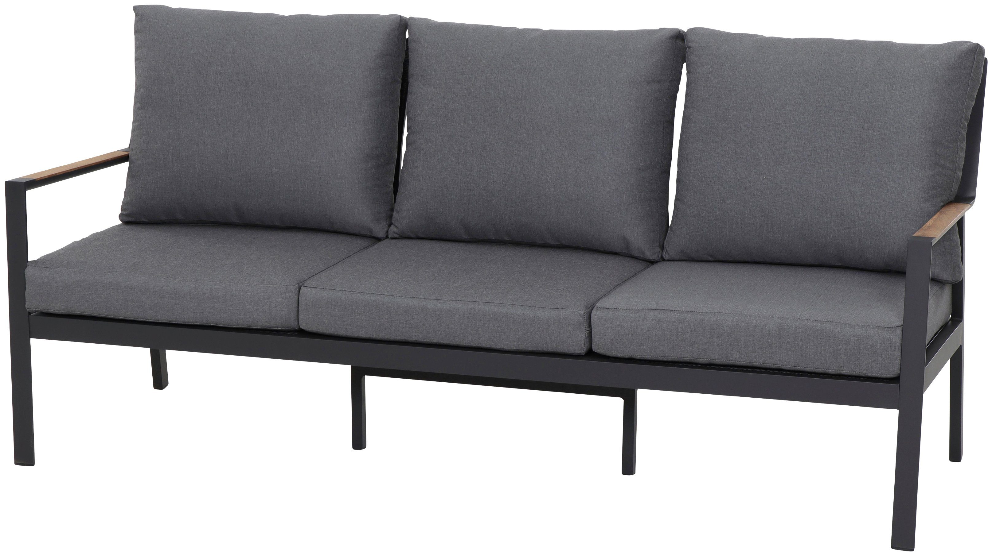 Siena Garden Loungesofa Londra, 3-Sitzer, BxTxH: 193x75x86,5 cm