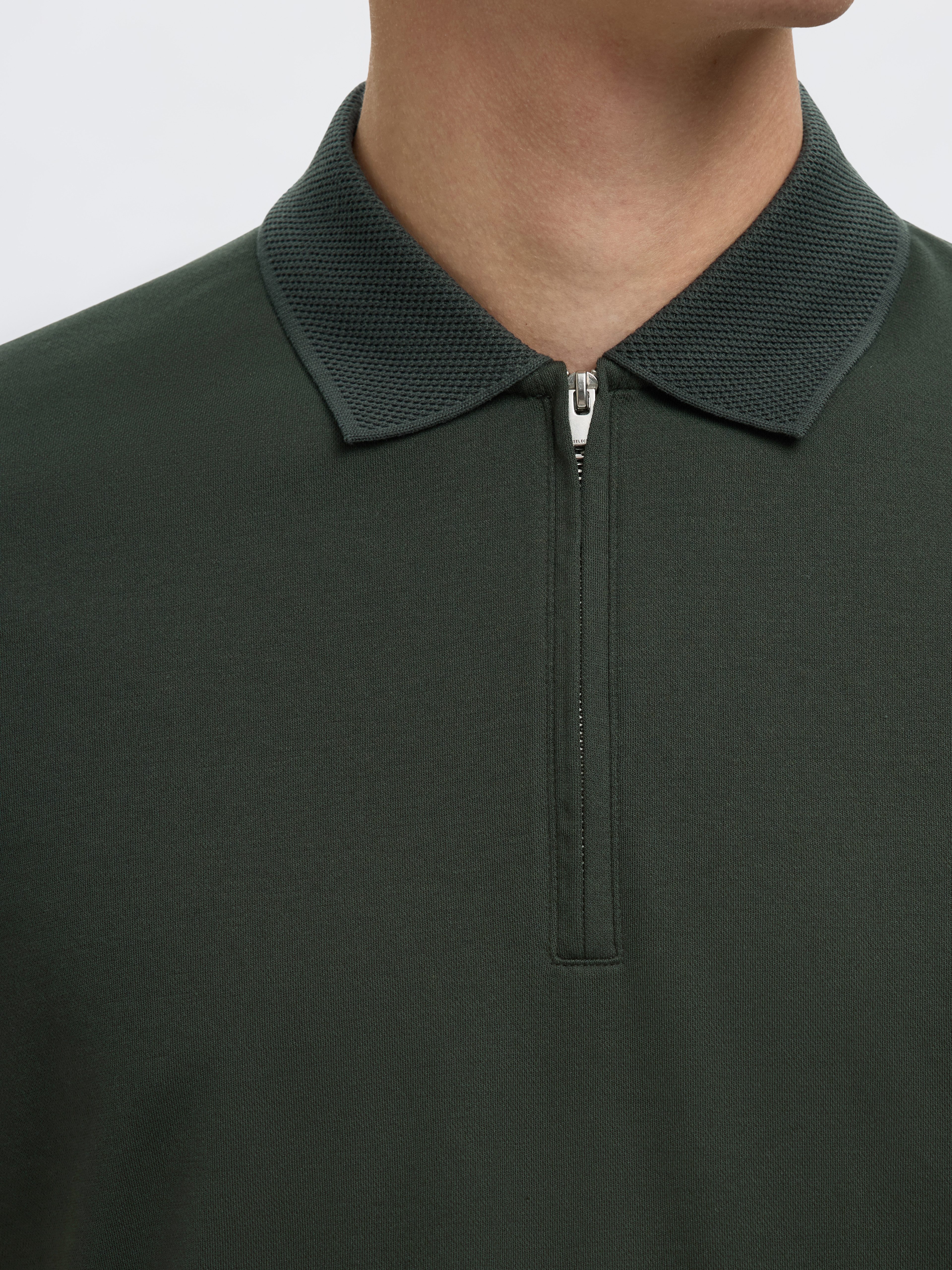 Selected Poloshirt SLHFAVE ZIP SS POLO NOOS günstig online kaufen
