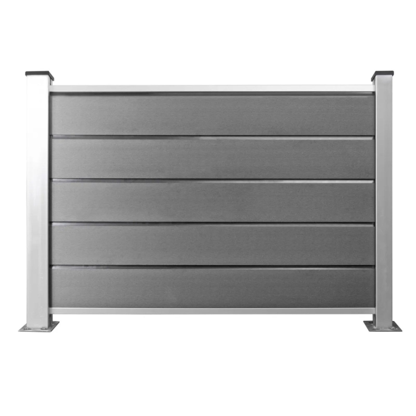 HORI Zaun HORI WPC Sichtschutzzaun Stecksystem, Gartenzaun witterungsbestän günstig online kaufen