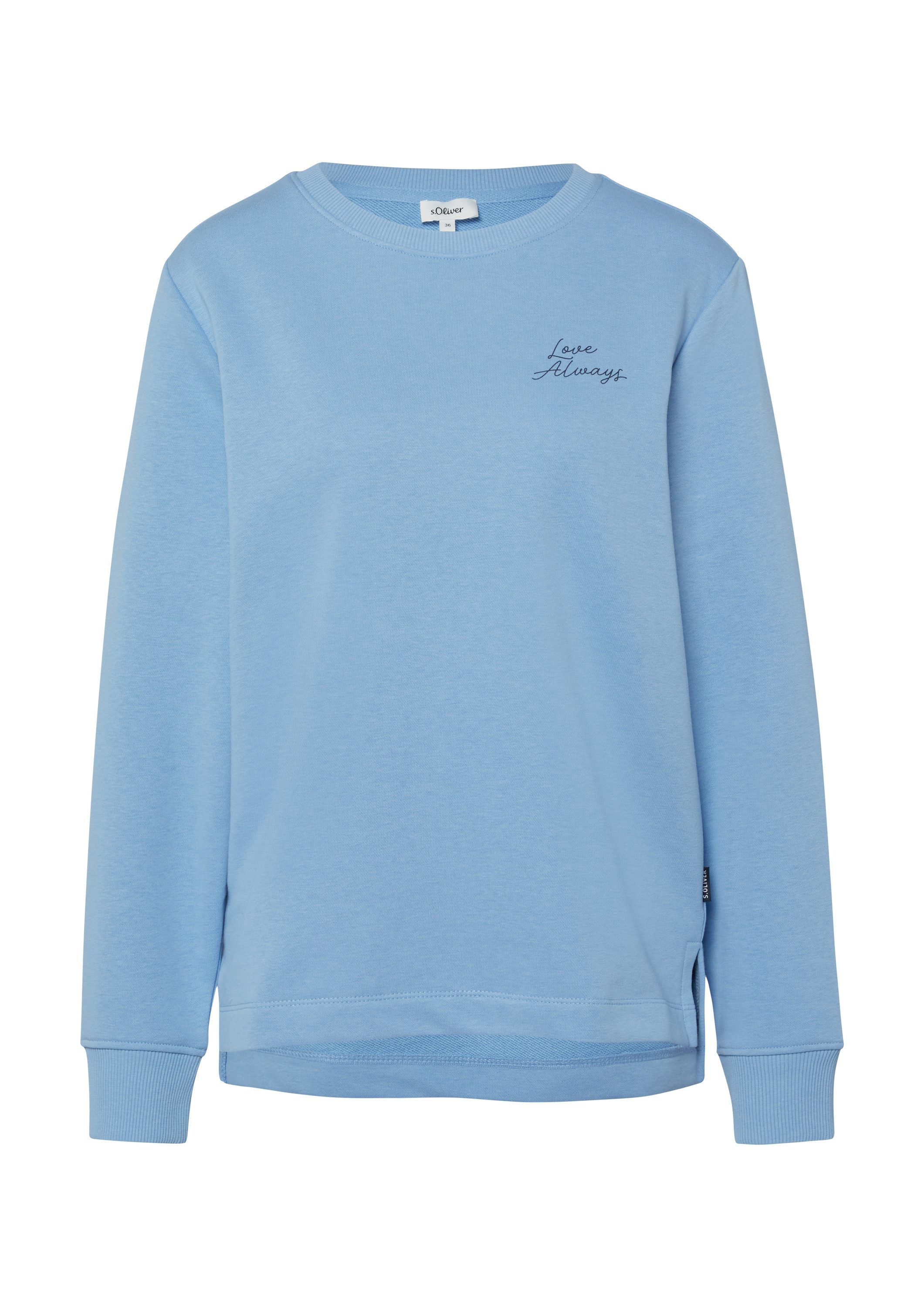 s.Oliver Sweatshirt Sweatshirt Sweatshirt mit Print im Relaxed Fit günstig online kaufen