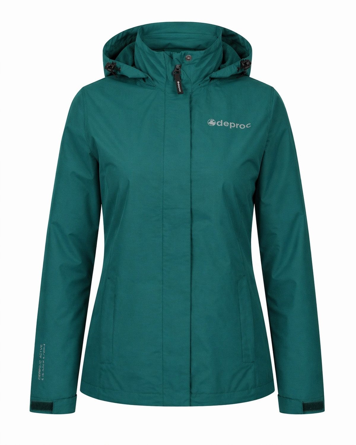 DEPROC Active Funktionsjacke LAVAL II WOMEN Funktionsjacke, Wanderjacke, Regenjacke abnehmbare Kapuze