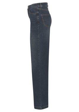 MAC Weite Jeans Wide-Leg Schmale Hüfte und weites Bein in weicher Qualität