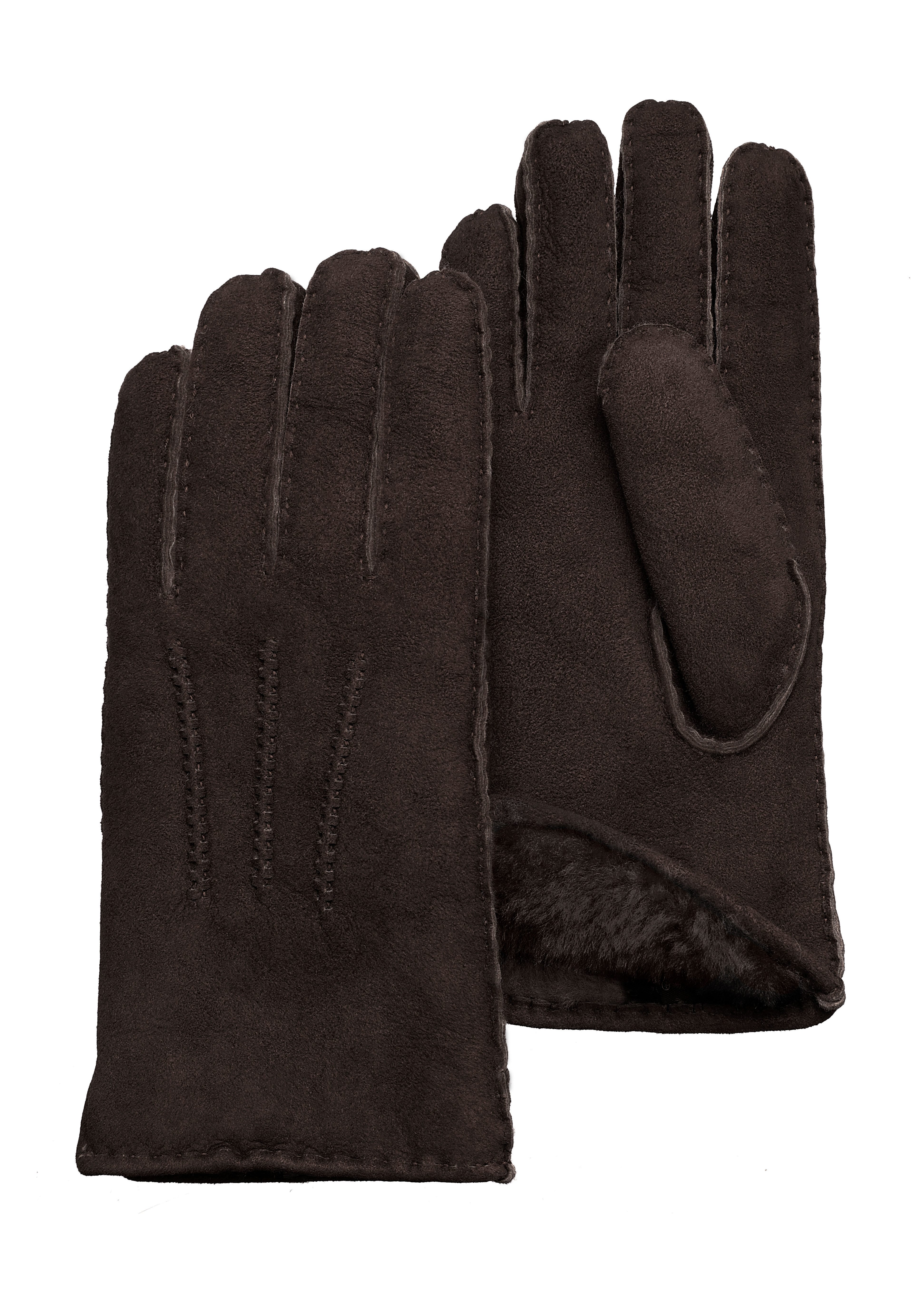 PEARLWOOD Lederhandschuhe NORTH (1 Paar) warm gefüttert, Ziernähte, Temperaturregulierend