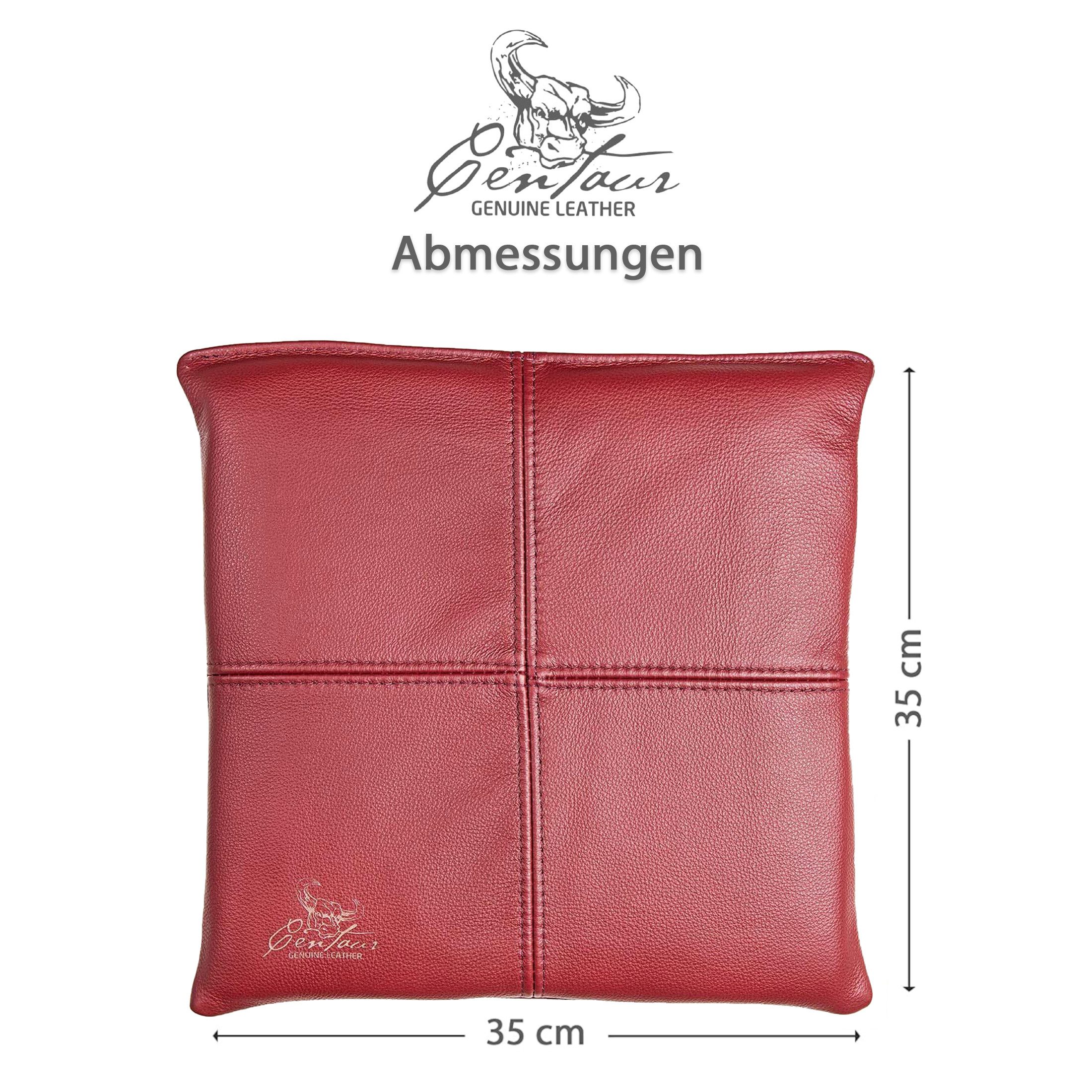 Centaur Sitzkissen aus echtem Leder, Sitzkissen, Hochwertiges Leder, echtes Rindleder, Antirutschfunktion, Handarbeit