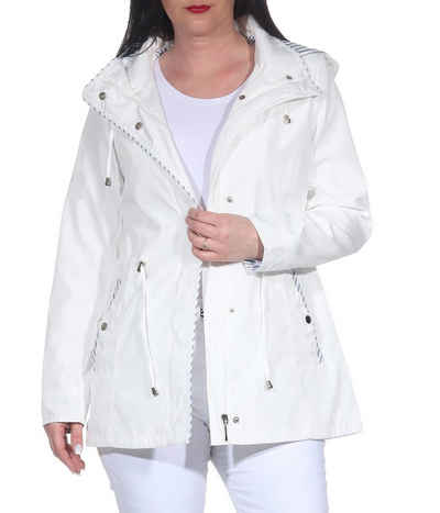 Aurela Damenmode Sommerjacke Windbreaker Damen Sommer Jacke Maritme Übergangsjacke