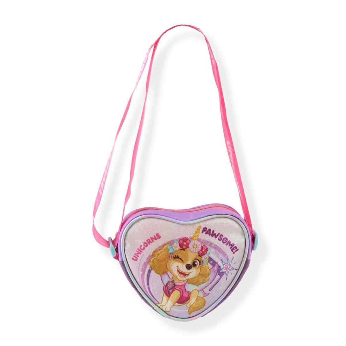 PAW PATROL Schultertasche 3D Herz Tasche für Kinder kompakte Umhängetasche